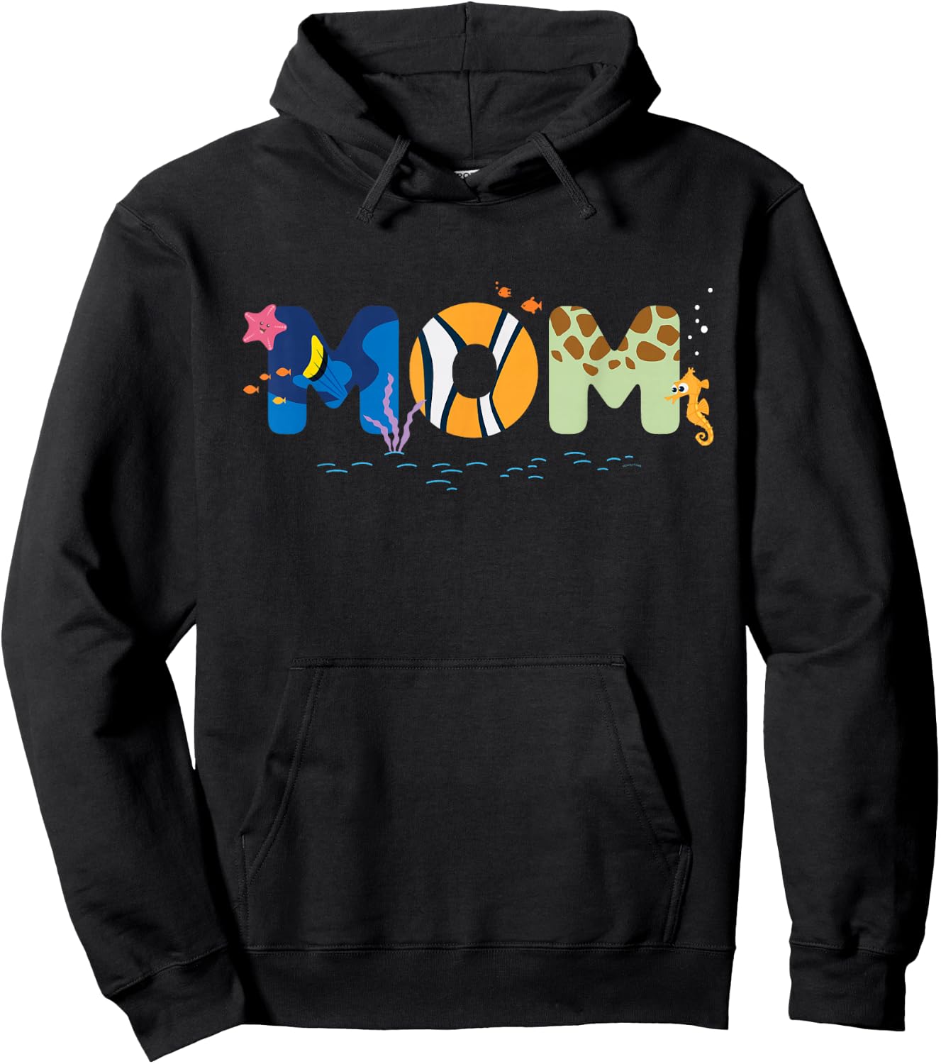 Disney and Pixar’s Finding Nemo Mom Mother’s Day Birthday Hoodie - Hoodie | Black