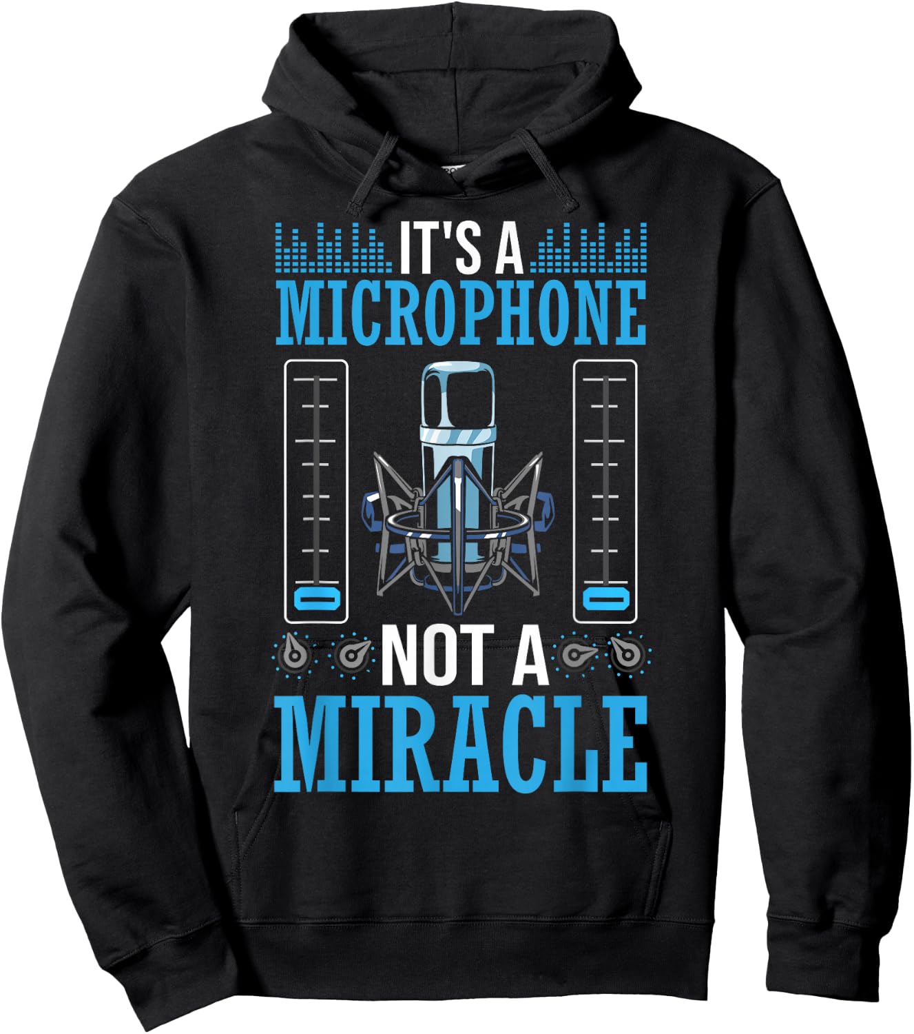 Recording Engineer Audio Church Sound Tech Church Sound Guy Hoodie - Hoodie | Black