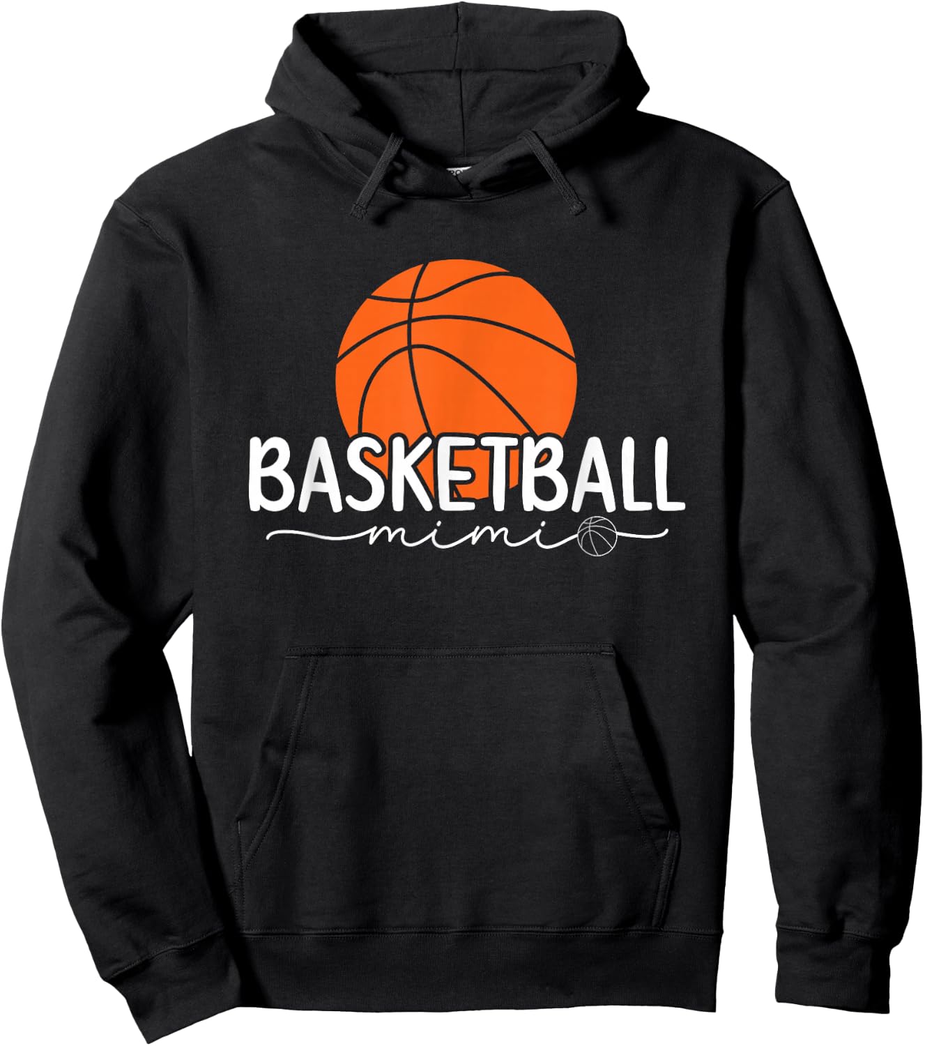 Basketball Mimi Proud Basketball Player Mimi Grandma Hoodie - Hoodie | Black
