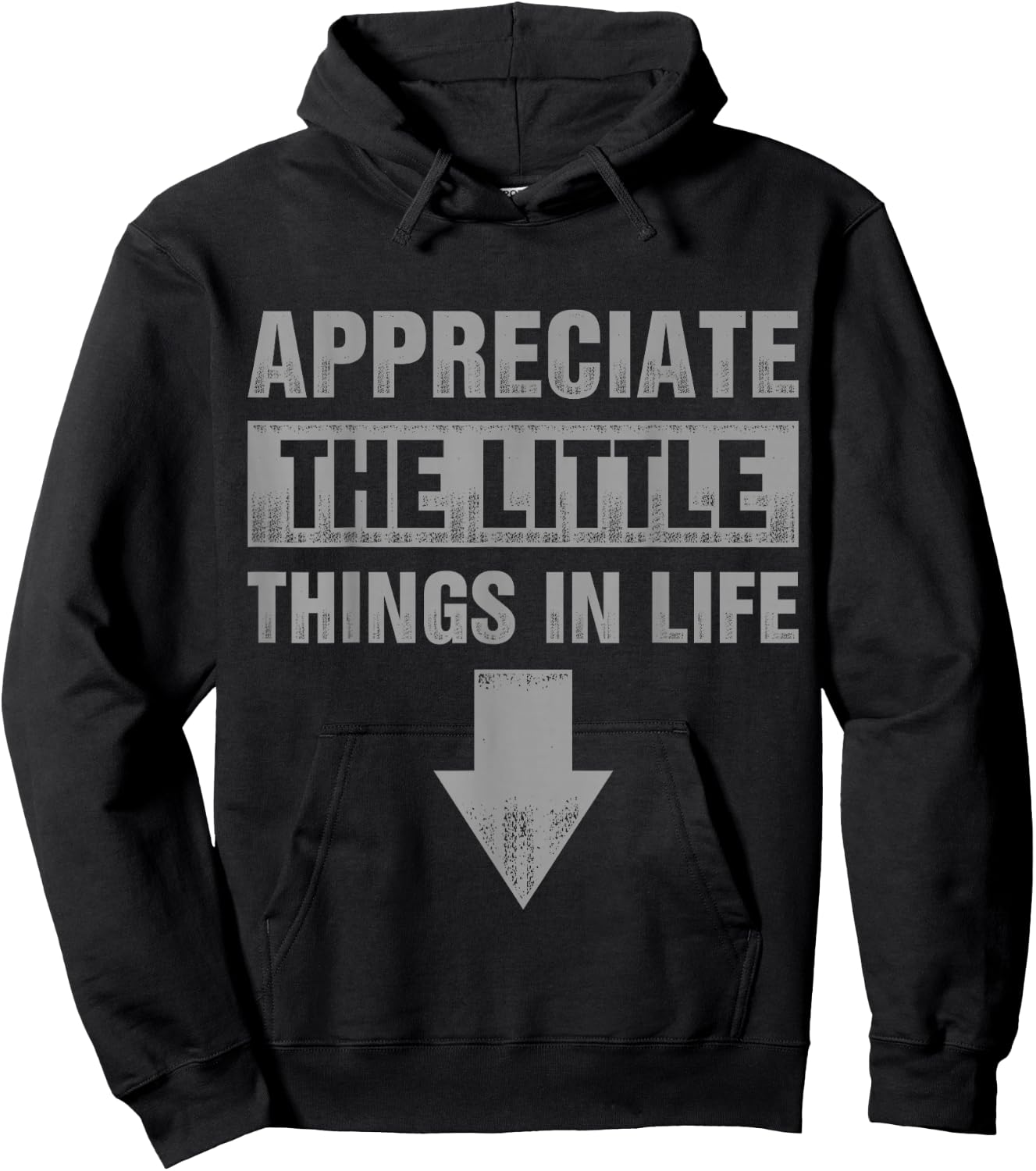 Appreciate The Small Things In Life Hoodie - Hoodie | Black