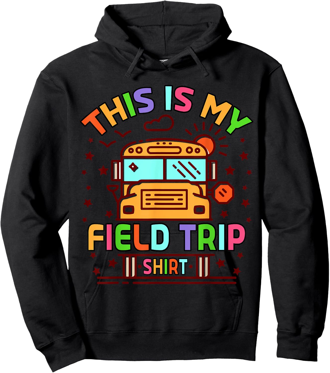 This Is My Field Trip Hoodie - Hoodie | Black