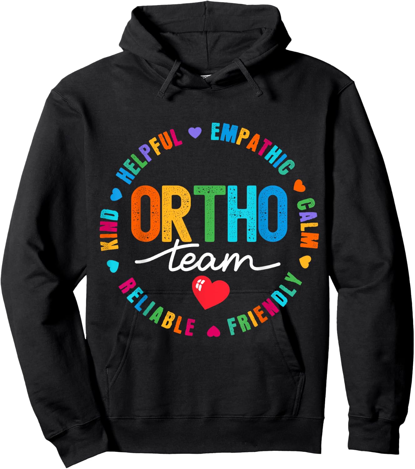 Cute Ortho Team Orthopedics Nurse Doctor Assistant Hoodie - Hoodie | Black