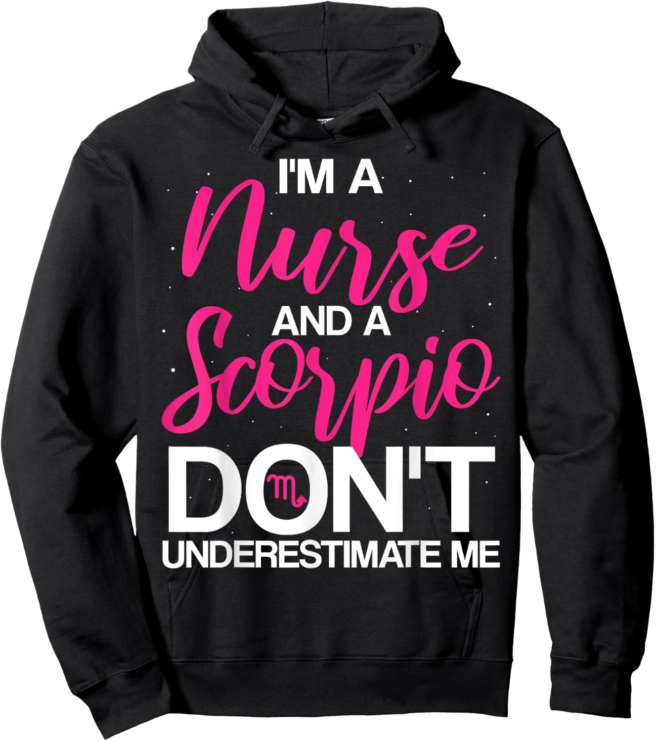 Nurse Scorpio Registered RN Graduation LPN CNA Nursing 2024 Hoodie - Hoodie | Black