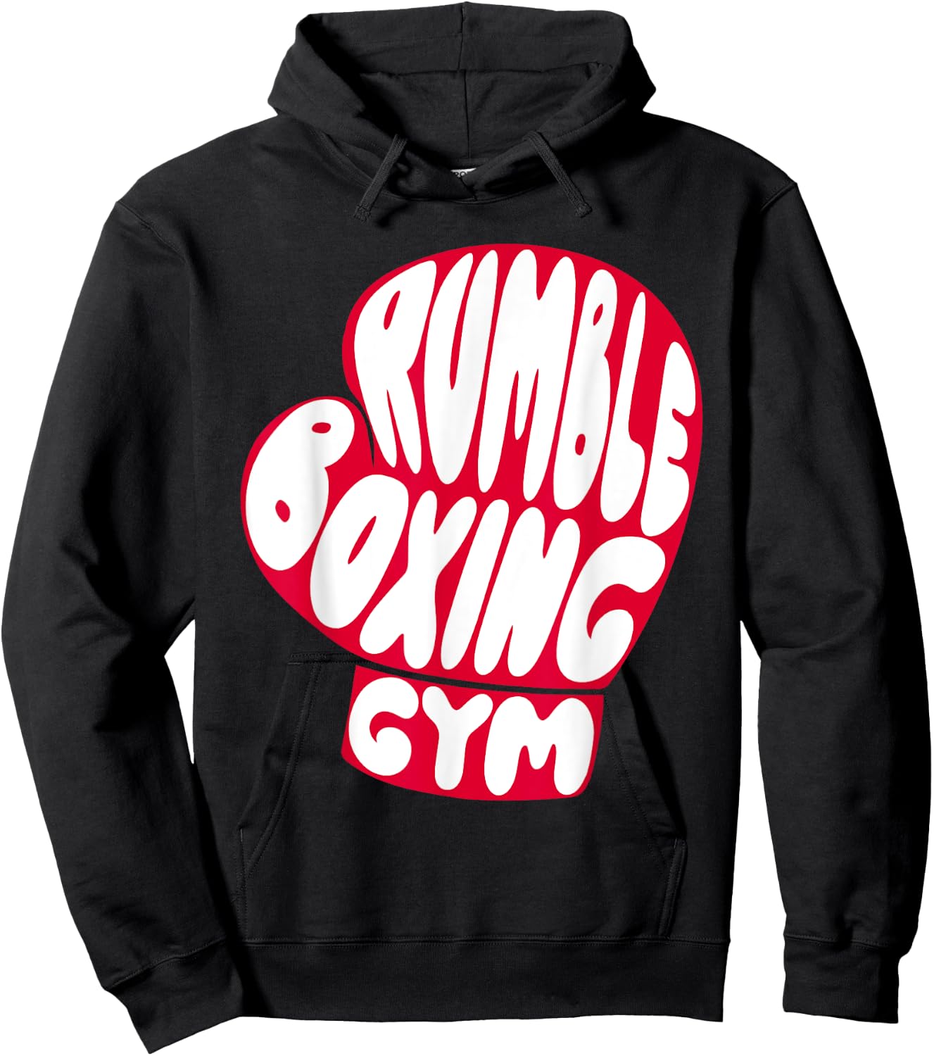 Vintage Boxing Gloves Rumbe Boxing Gym Hoodie - Hoodie | Black