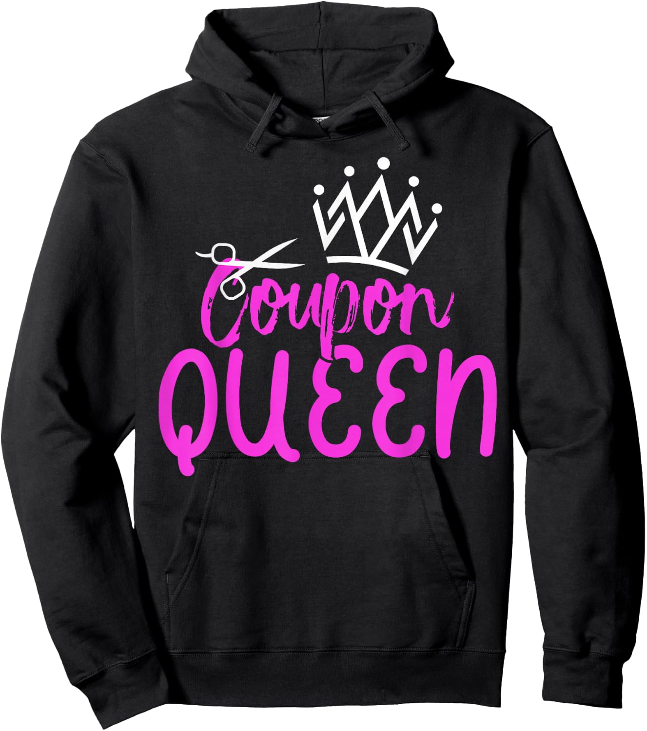 Coupon Queen Funny Couponing Queen Hoodie - Hoodie | Black