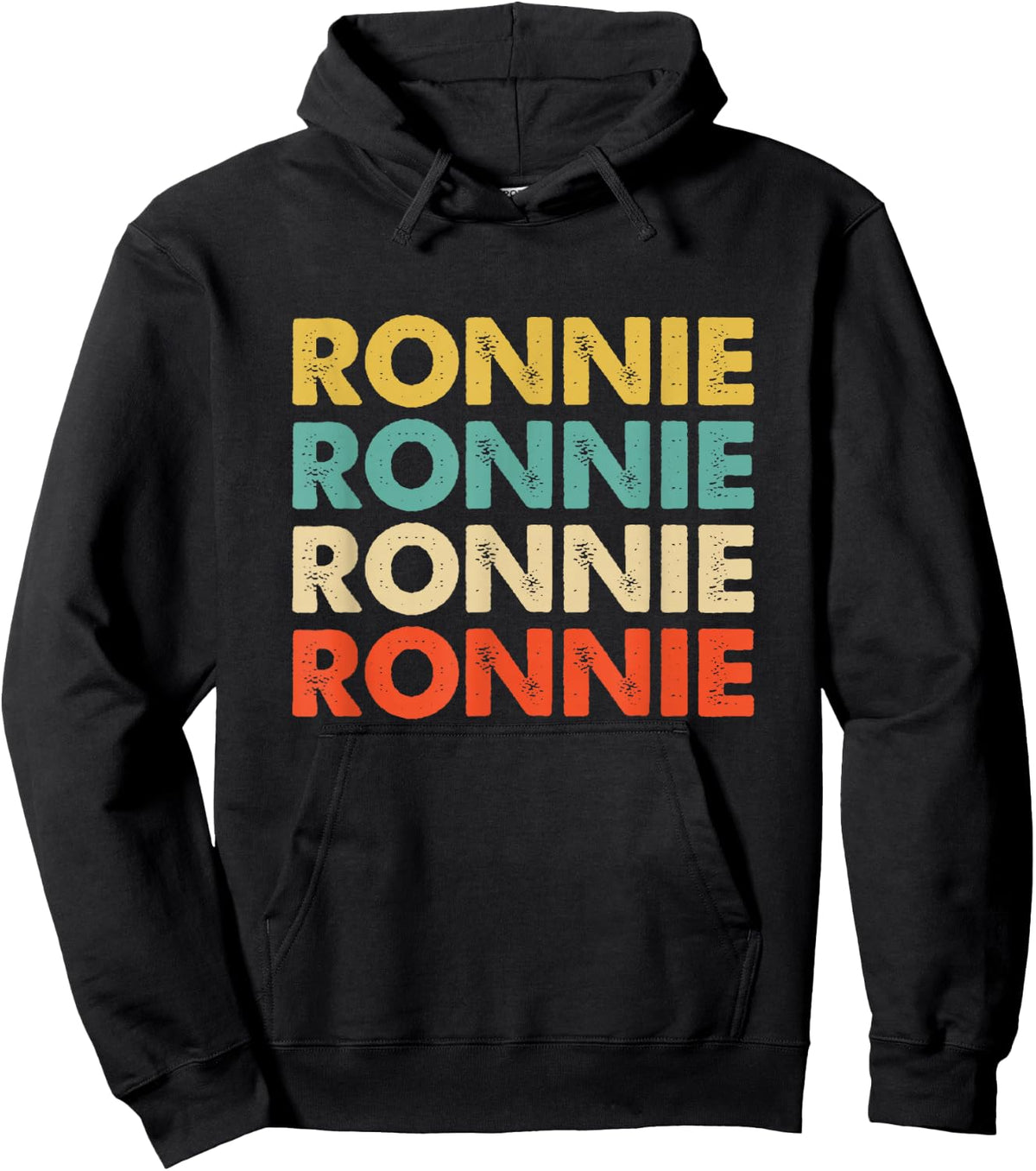 Ronnie Name Hoodie - Hoodie | Black