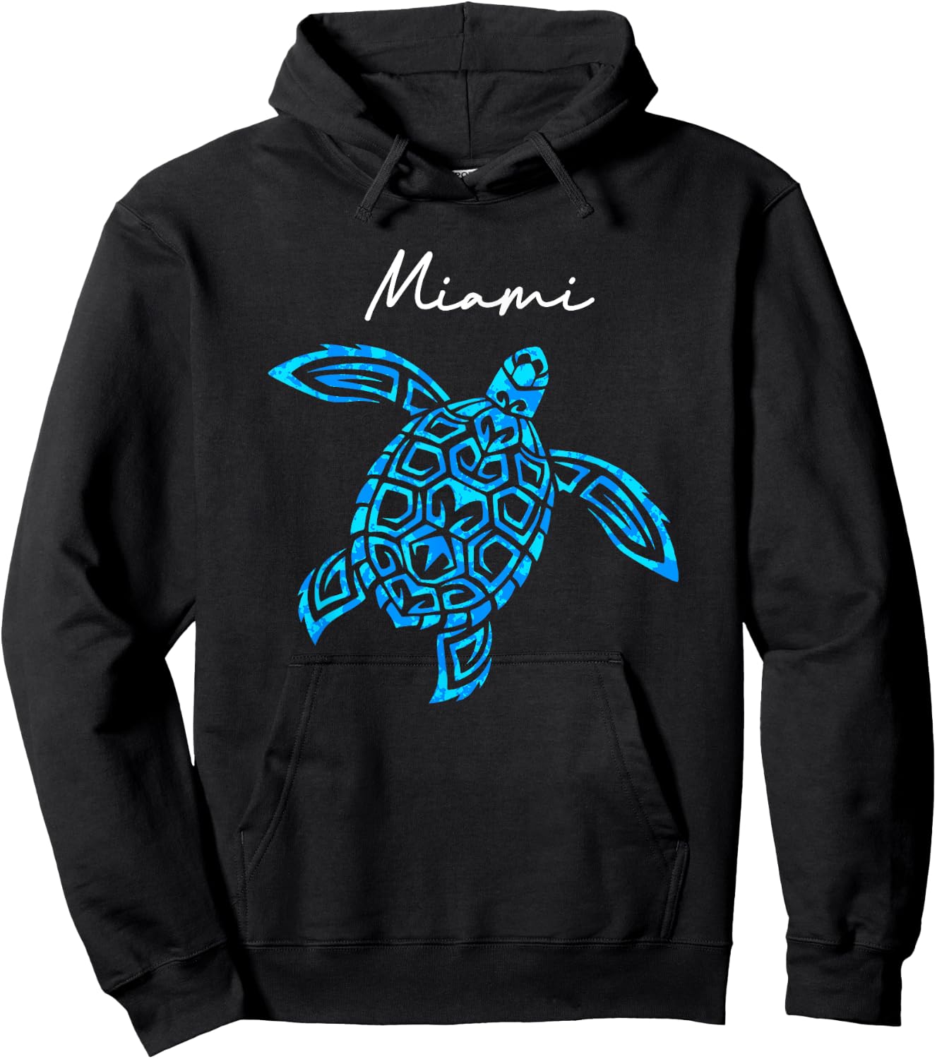 Miami Florida Sea Turtle Beach Vacation Souvenir Boys Girls Hoodie - Hoodie | Black