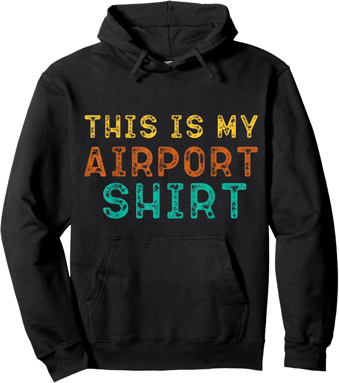 This is My Airport Shirts Family Travel Lover Hoodie - Hoodie | Black