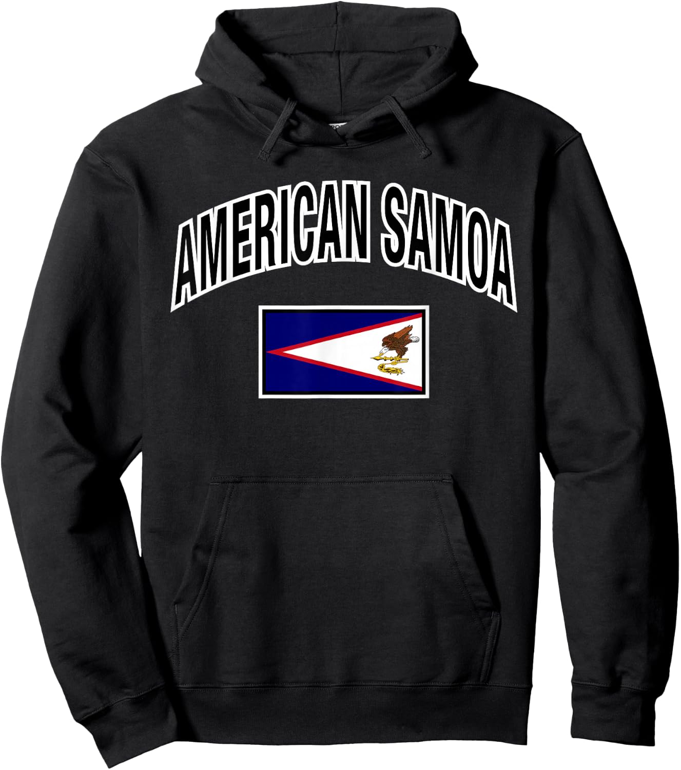 American Samoa Flag Proud American Samoan Hoodie - Hoodie | Black