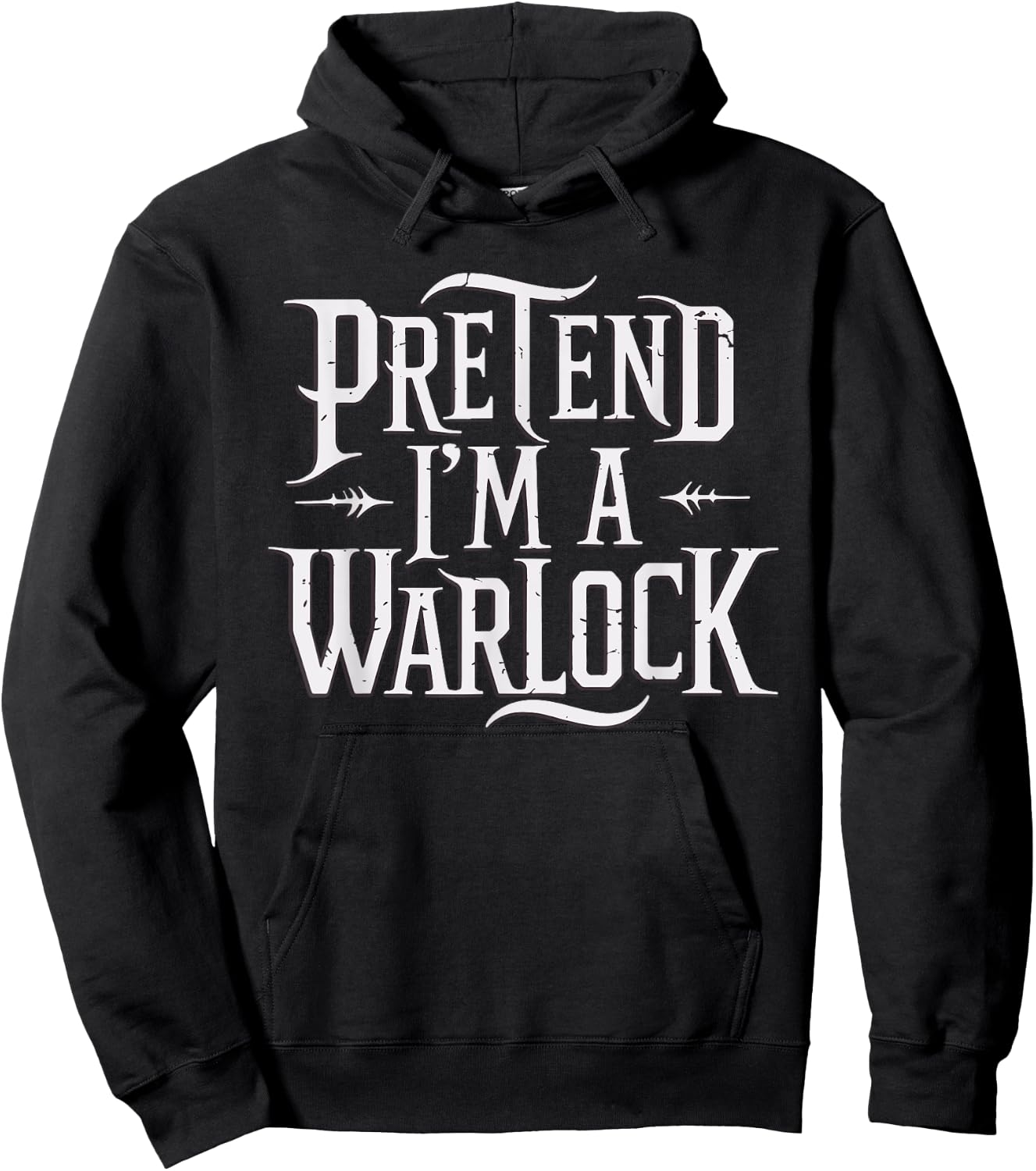 Pretend I'm A Warlock Hoodie - Hoodie | Black