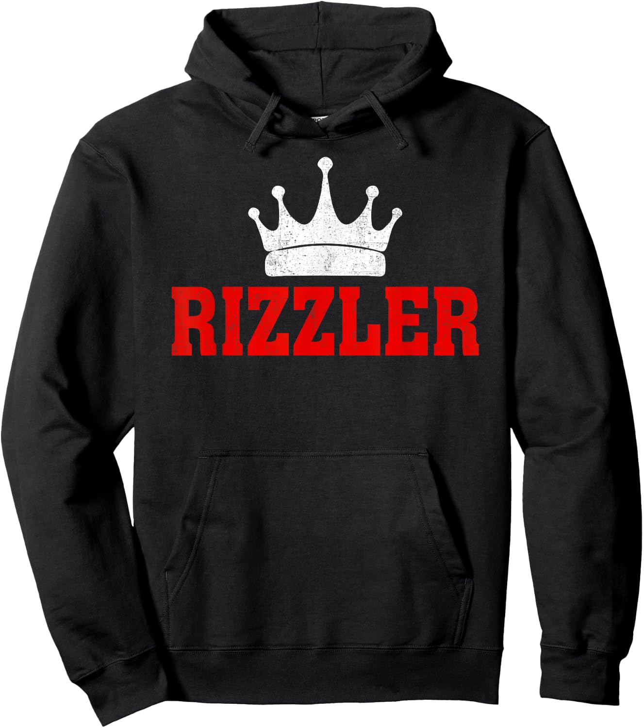 Rizzler W Rizz the Rizz God Hoodie - Hoodie | Black