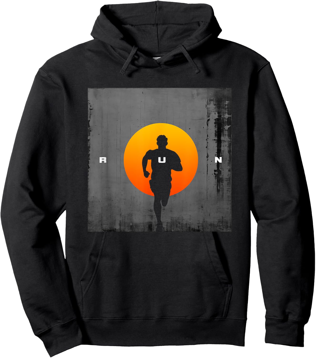 BASBO Run Runner Running , Small, Black Hoodie - Hoodie | Black