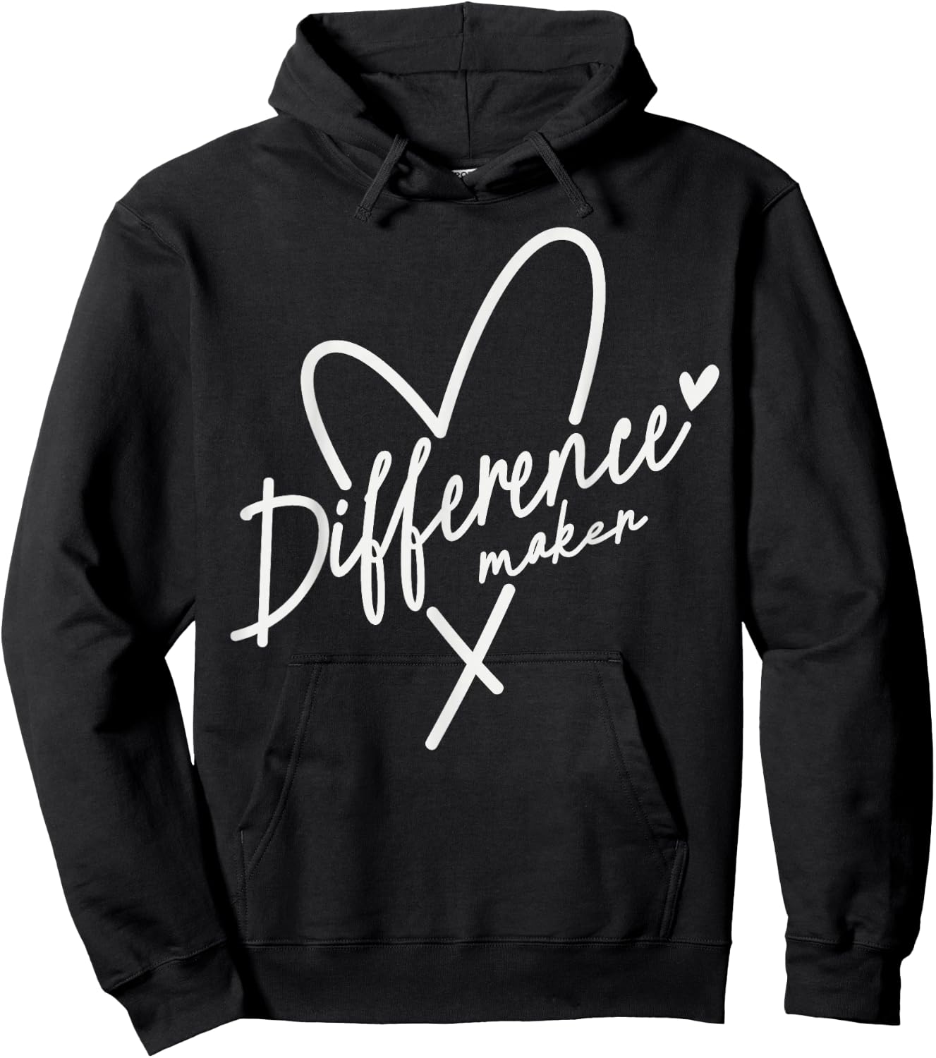 Difference Maker Gifts for Teacher Nurse Doctor Educator Hoodie - Hoodie | Black