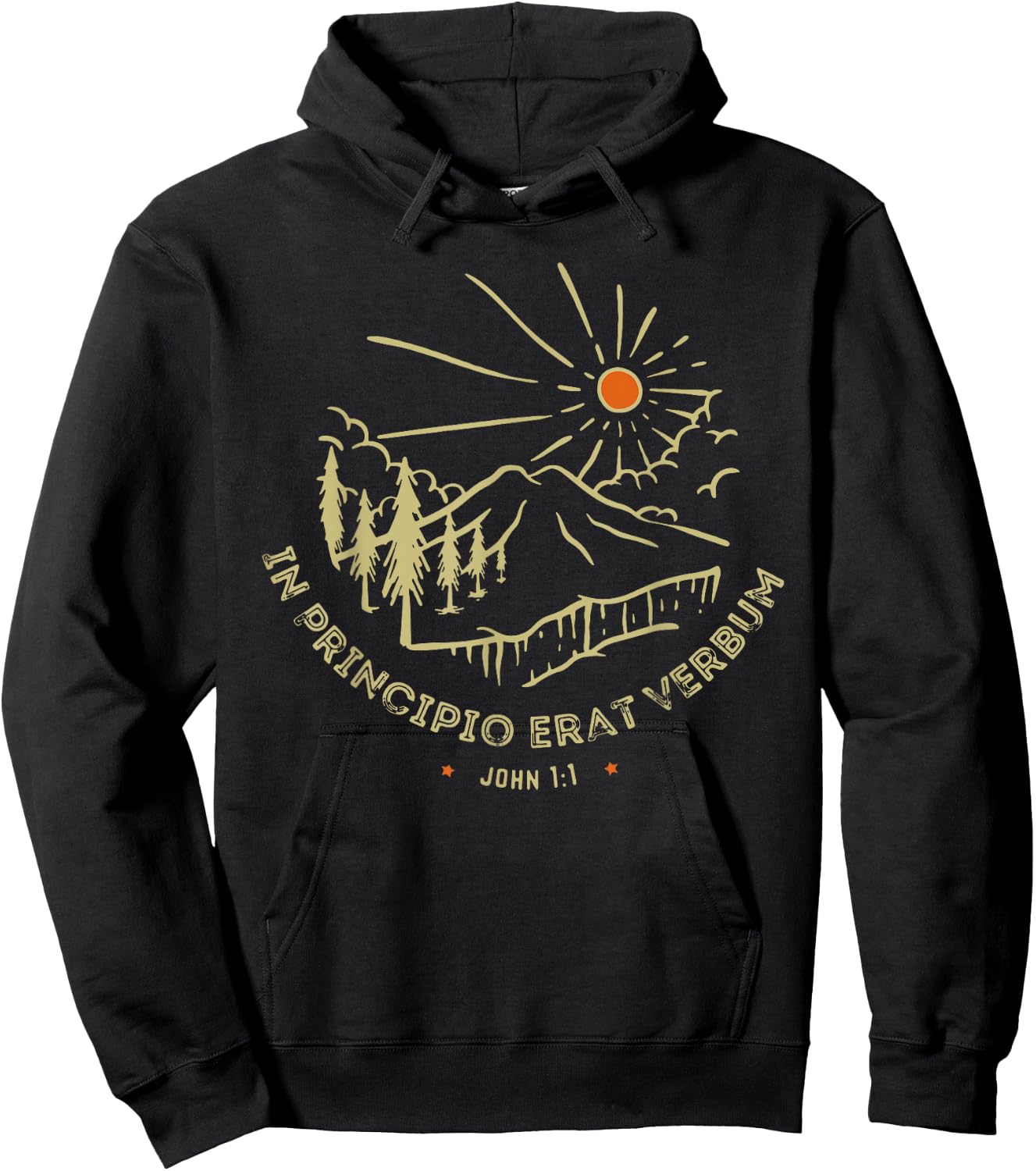 In Principio Erat Verbum, John 1:1, Classical Conversations Hoodie - Hoodie | Black