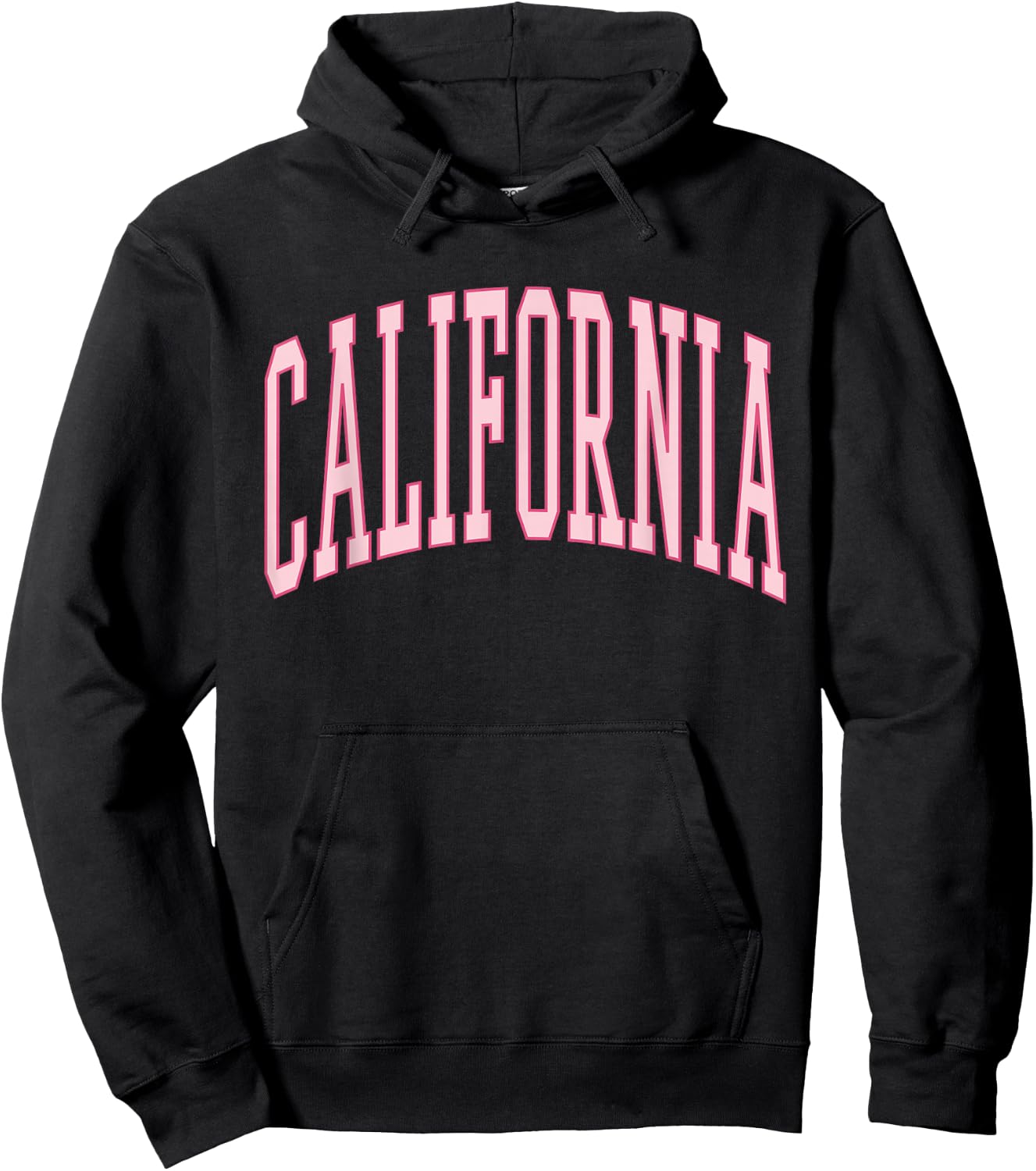 California Cute Preppy Aesthetic Tweens Teen Girls Hoodie - Hoodie | Black