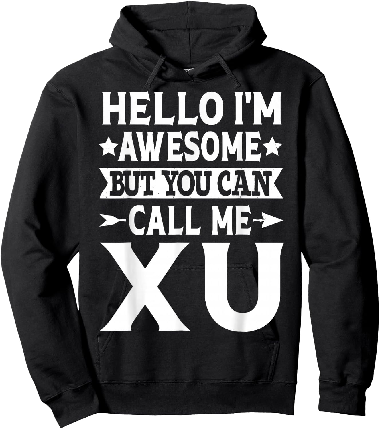 Xu Surname Call Me Xu Family Team Last Name Xu Hoodie - Hoodie | Black