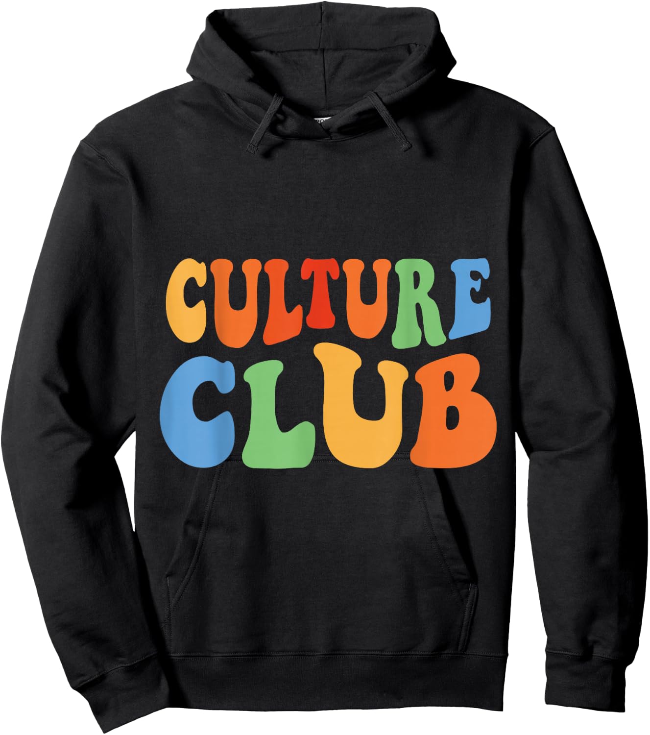 Vintage Men Women Boys Girls Funny Retro Culture Club Hoodie - Hoodie | Black