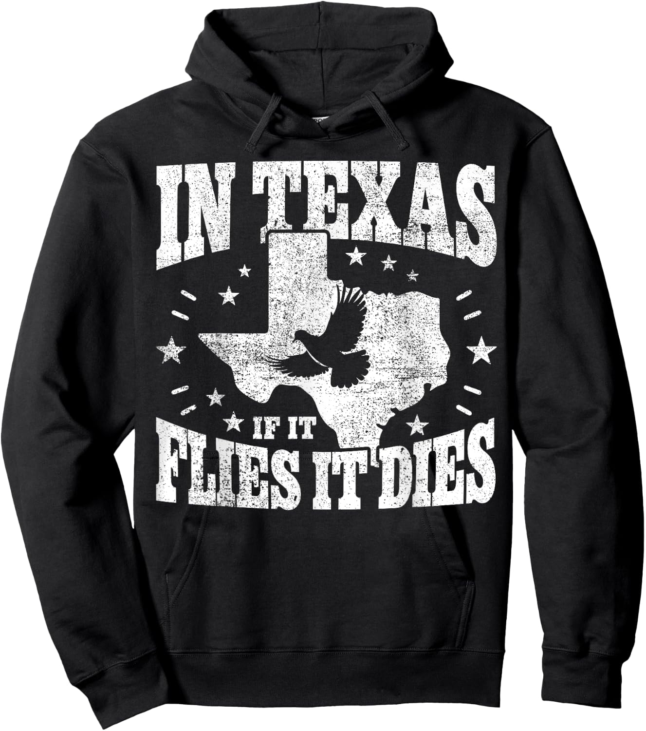 Dove Hunting I If It Flies It Dies I Dove Hunter In Texas Hoodie - Hoodie | Black
