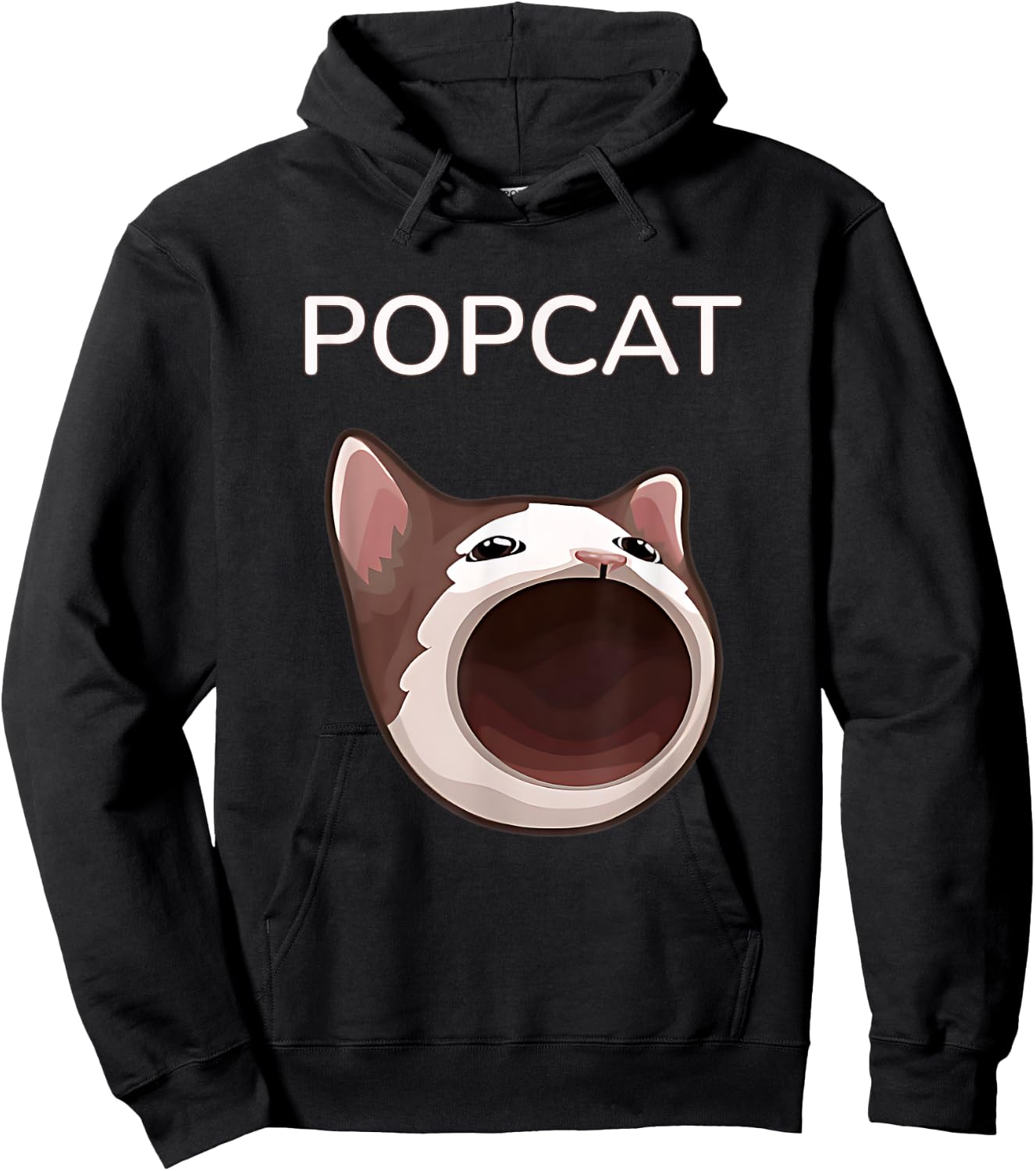 Popcat Meme Coin - Strengthening the Solana Community Hoodie - Hoodie | Black