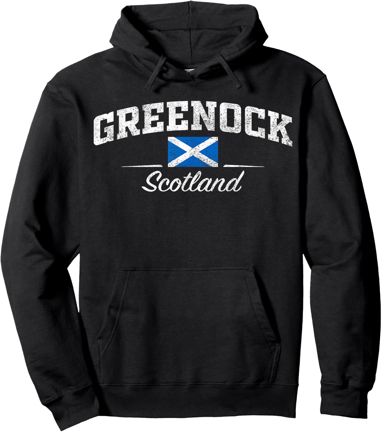 Greenock Scotland Hoodie - Hoodie | Black