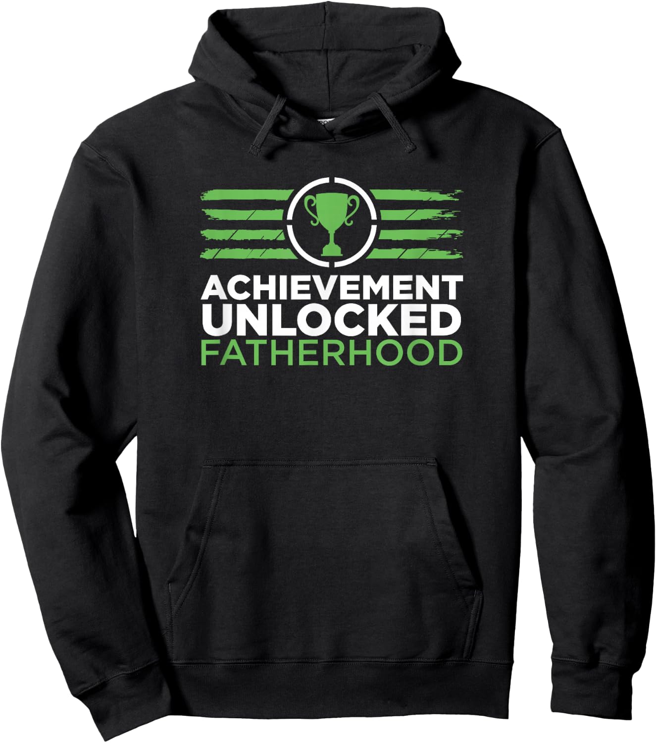 Achievement Unlocked Fatherhood Future Gamer Daddy Hoodie - Hoodie | Black