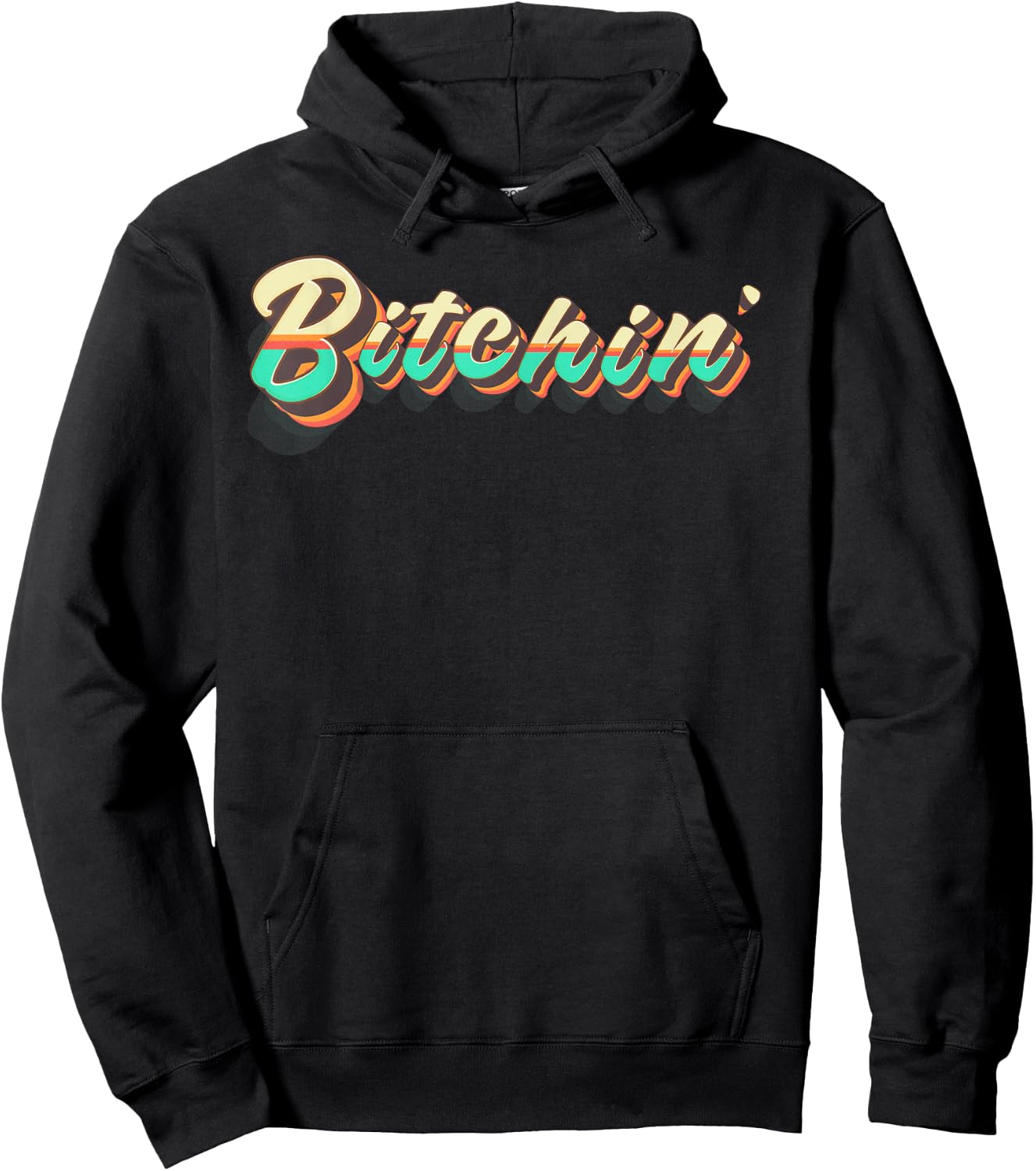 Bitchin' Retro Hoodie - Hoodie | Black