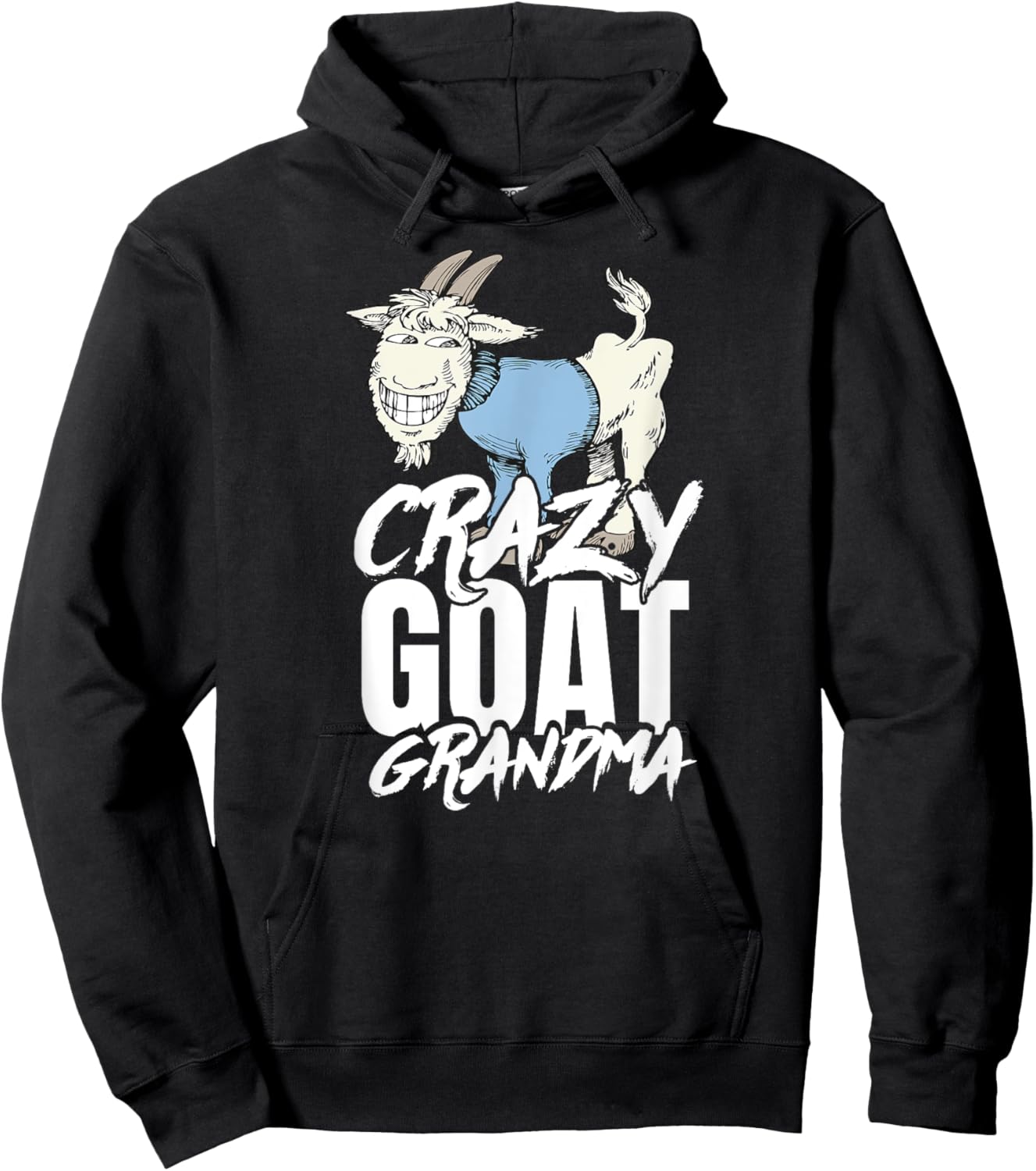 Goat Grandma T Shirt funny Mom Hoodie - Hoodie | Black