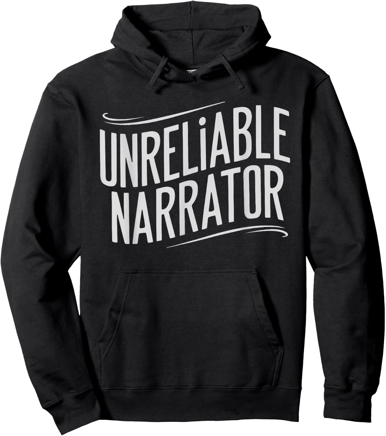 Unreliable Narrator Hoodie - Hoodie | Black