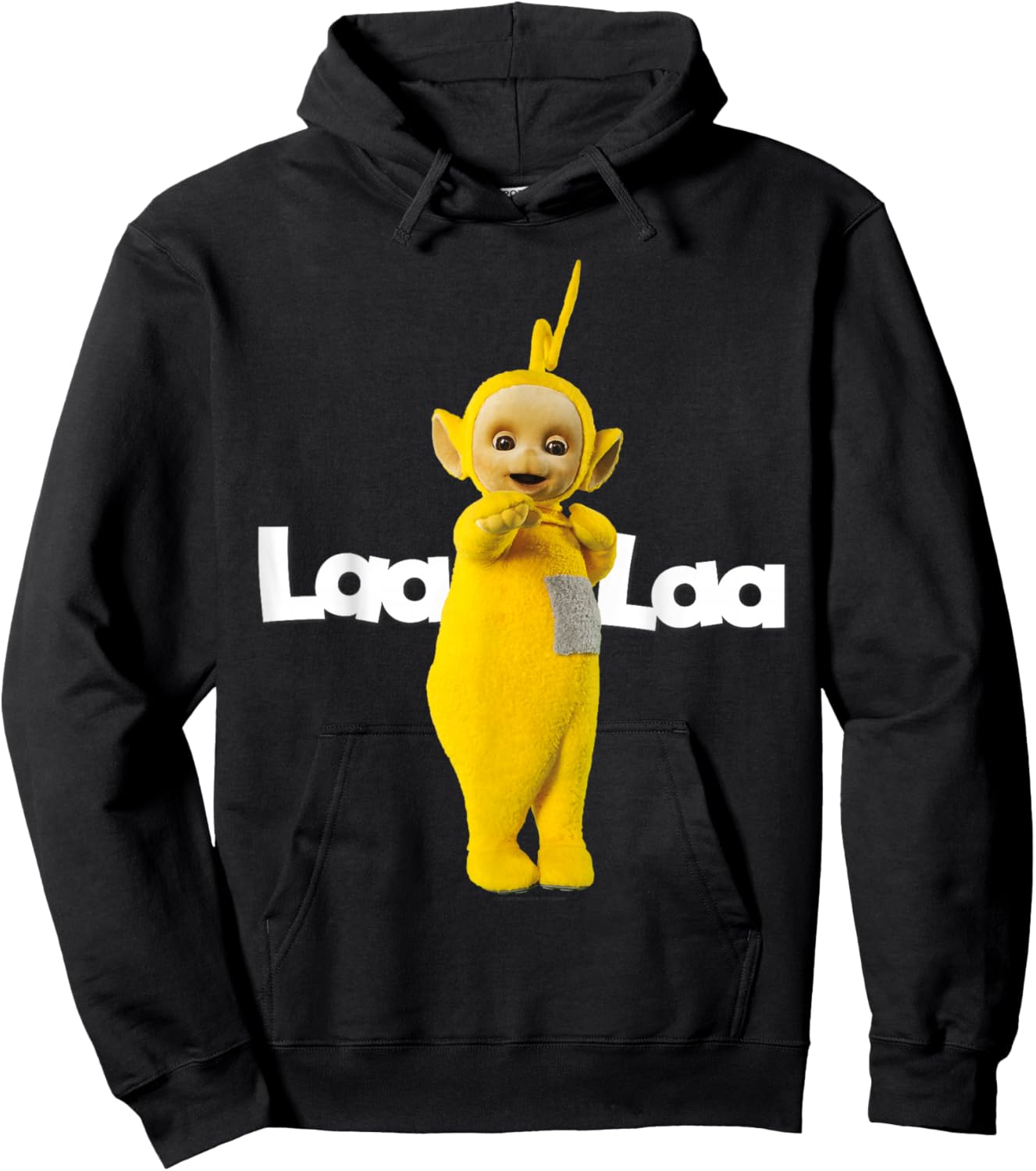 Teletubbies Classic Teletubbies Adult T Shirt Laa Laa, Black, Small US Hoodie - Hoodie | Black