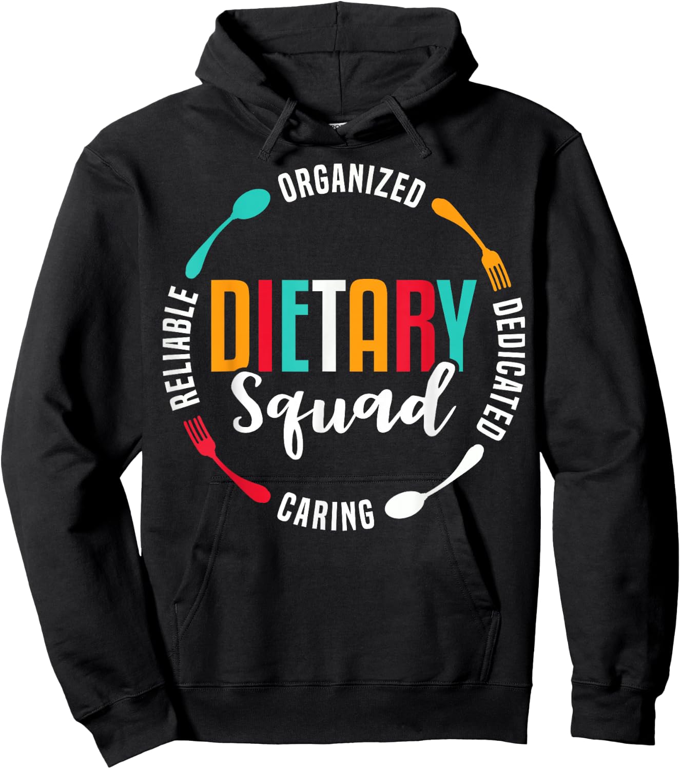 Dietary Squad Appreciation Dietary Worker Hoodie - Hoodie | Black