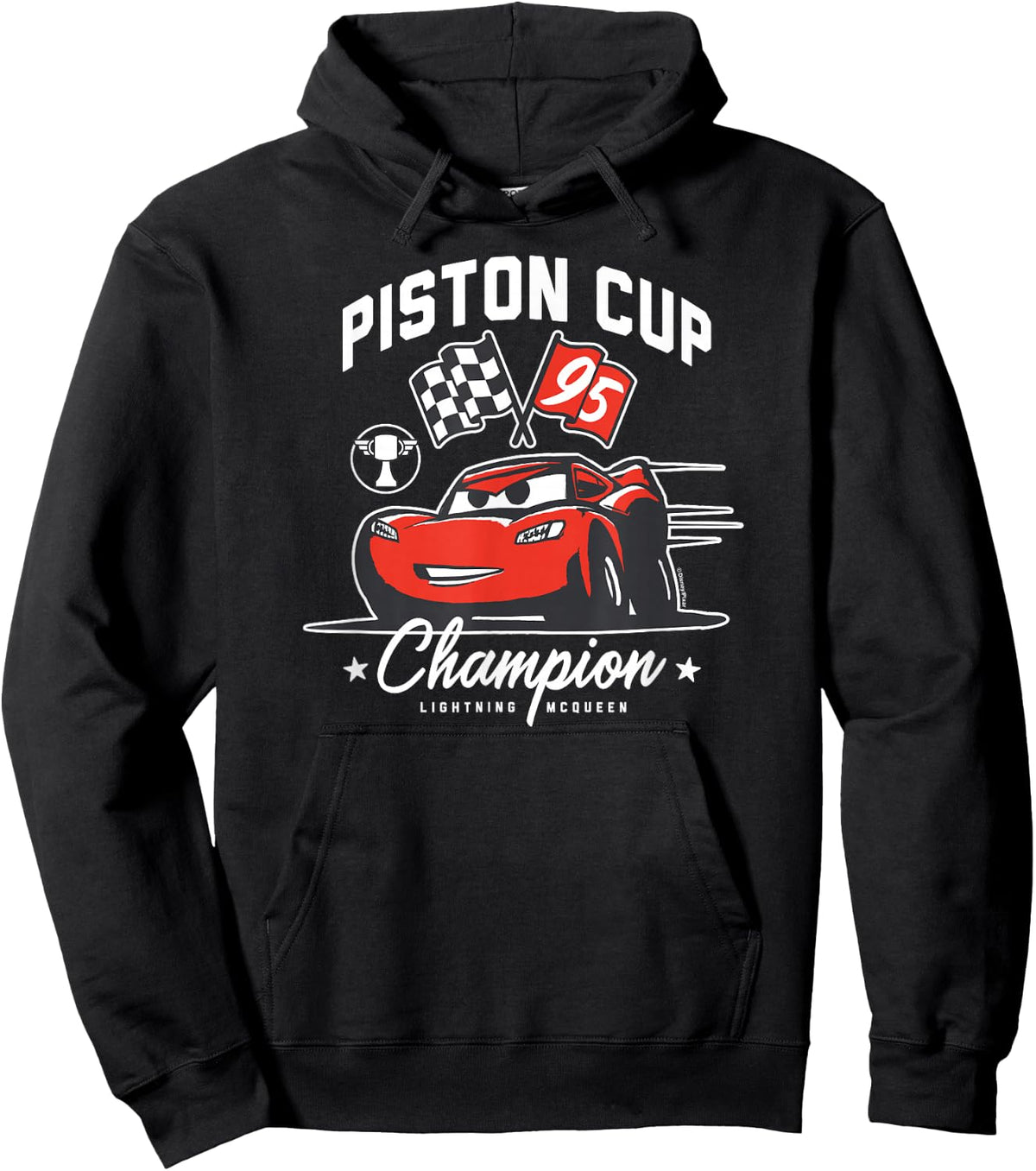 Cars - Piston Cup Champion McQueen Hoodie - Hoodie | Black