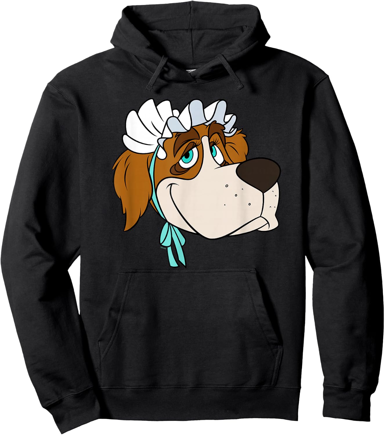 Disney Peter Pan Nana St. Bernard Dog Big Face Costume Hoodie - Hoodie | Black