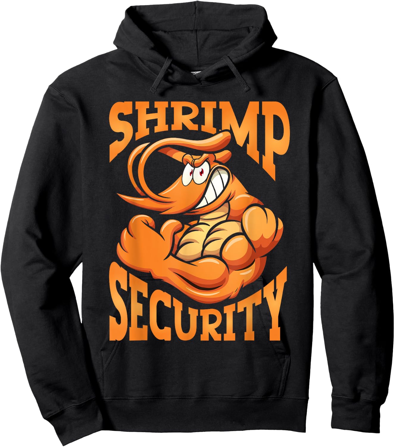 Ocean Shrimp Lover Shrimp Security Hoodie - Hoodie | Black