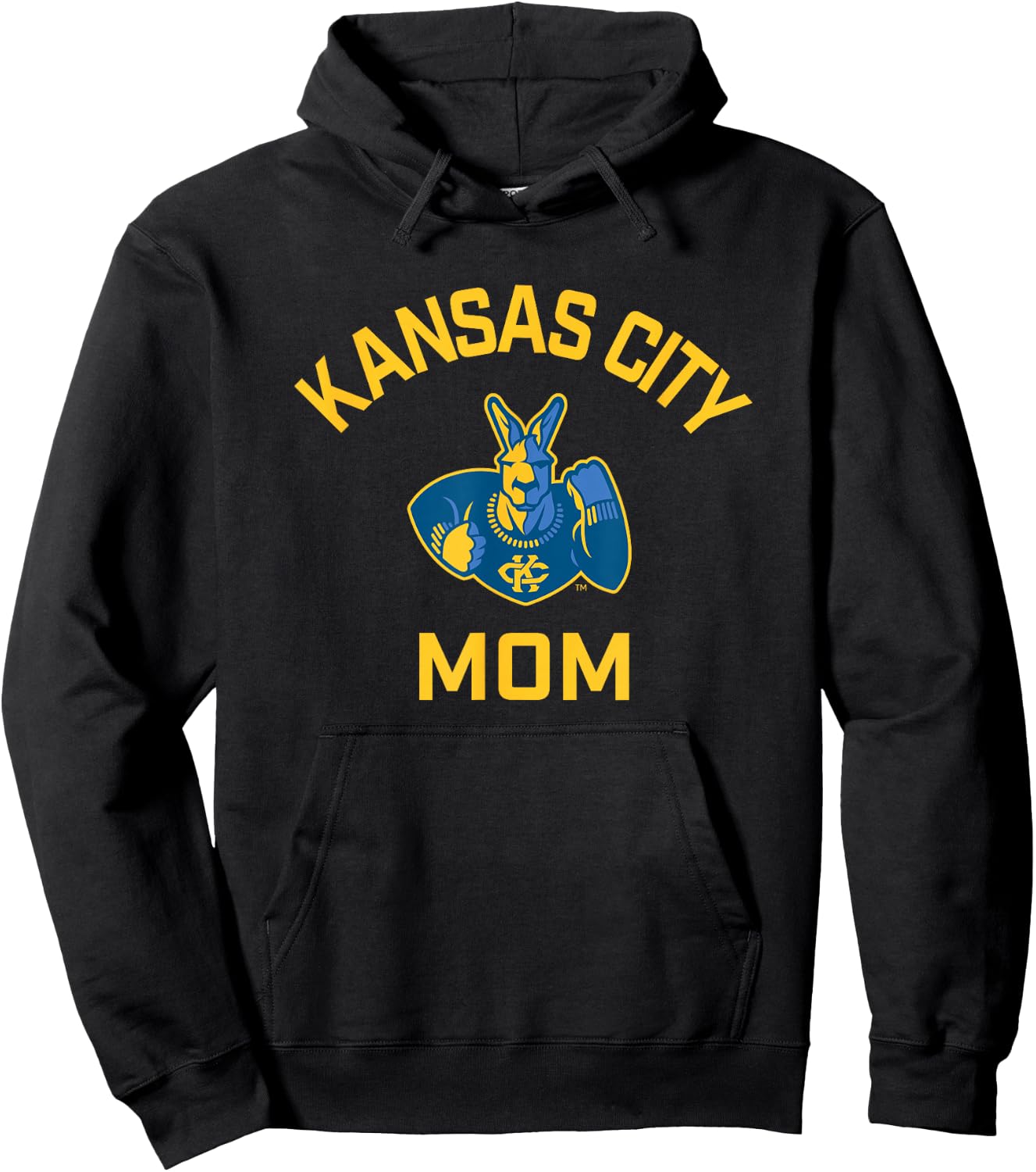 University of Missouri Kansas City UMKC Arched Mom Hoodie - Hoodie | Black