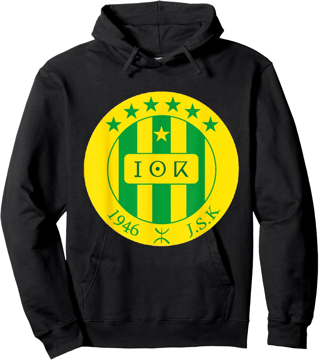 Jsk Soccer Team Amazigh Berber Sport Hoodie - Hoodie | Black