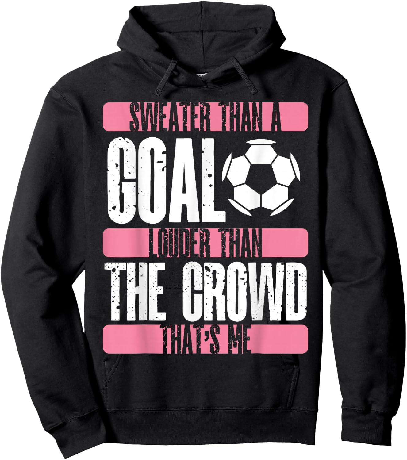 Soccer Girl Soccer Fans Soccer Club Football Soccer Mom Hoodie - Hoodie | Black