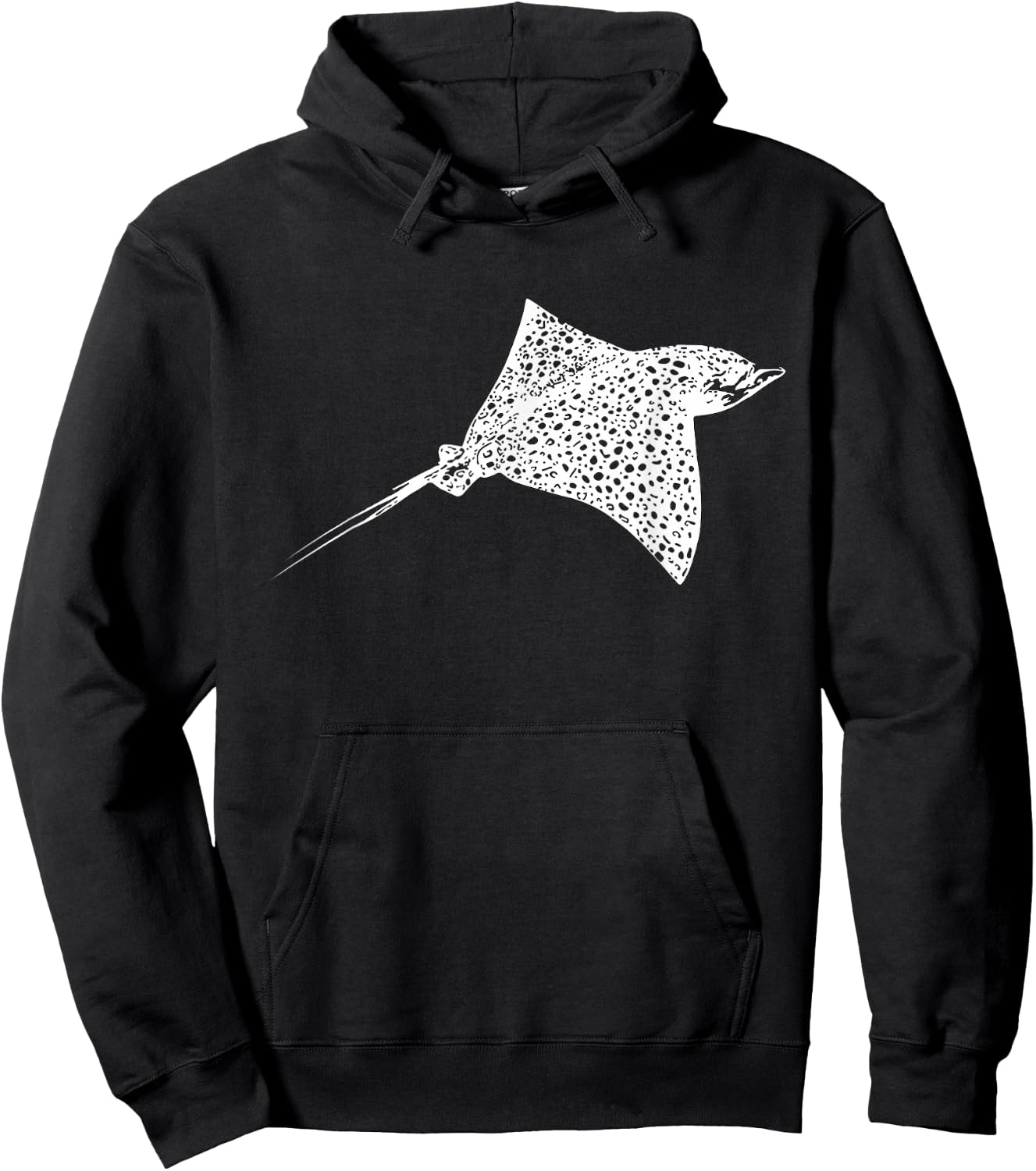 Spotted Eagle Ray Diver Hoodie - Hoodie | Black