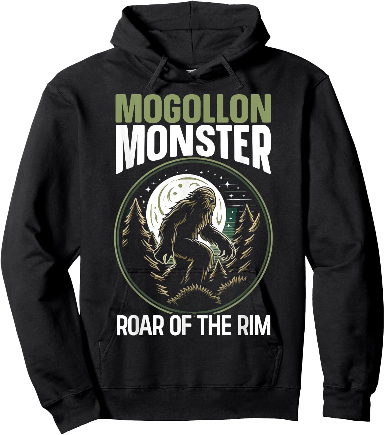 Mogollon Monster Legendary Creature Cryptozoology Cryptid Hoodie - Hoodie | Black
