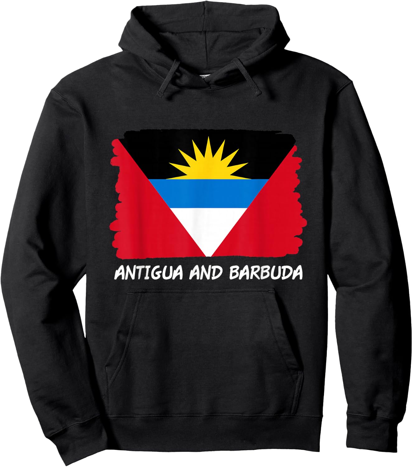 Antigua and Barbuda Flag Hoodie - Hoodie | Black