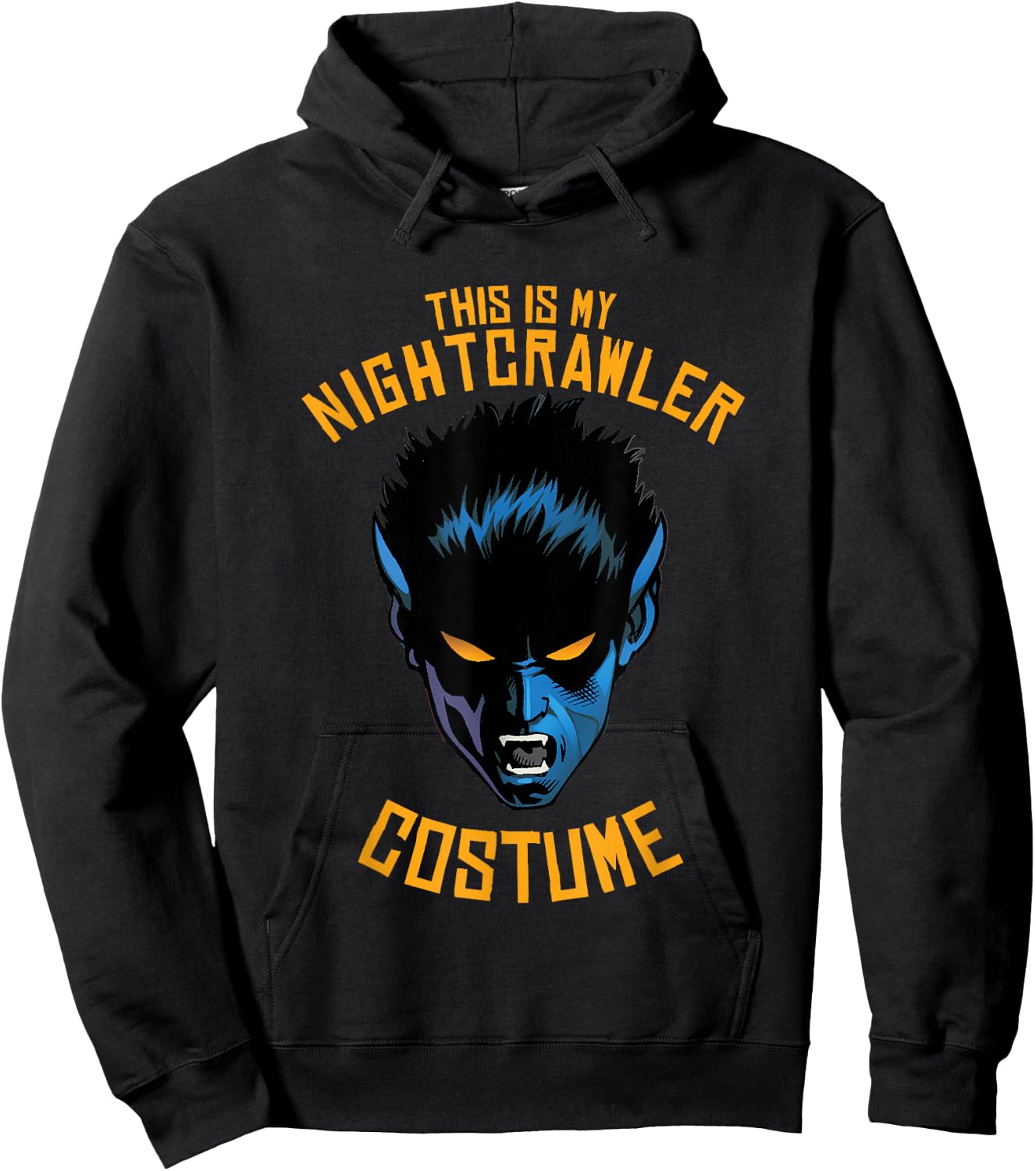 Marvel X-Men Halloween This is My Nightcrawler Costume Hoodie - Hoodie | Black