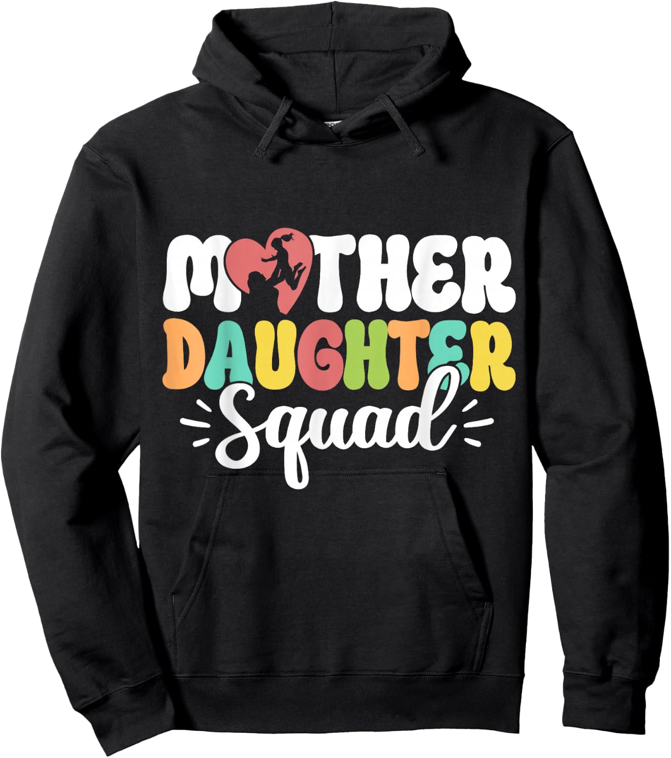 Mother Daughter Squad Mom Matching Mother Daughter Mommy Hoodie - Hoodie | Black