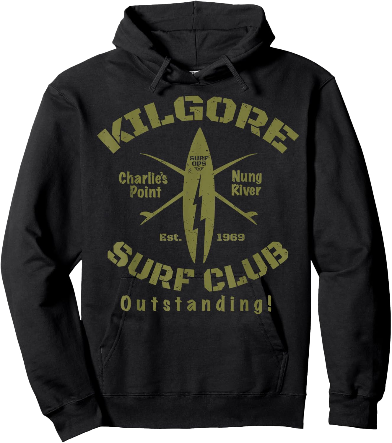 Surf Ops Kilgore Surf Club OUTSTANDING Hoodie - Hoodie | Black