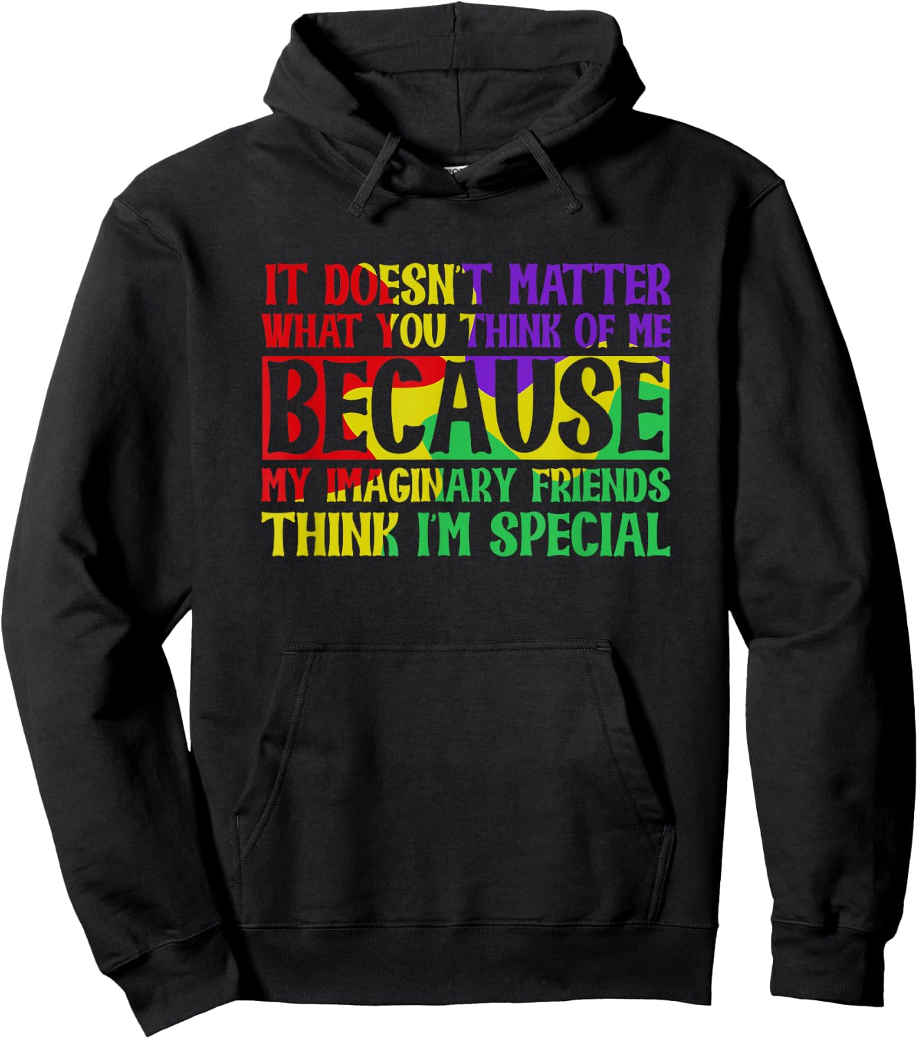 Fun - It doesn't matter what you think of me Hoodie - Hoodie | Black