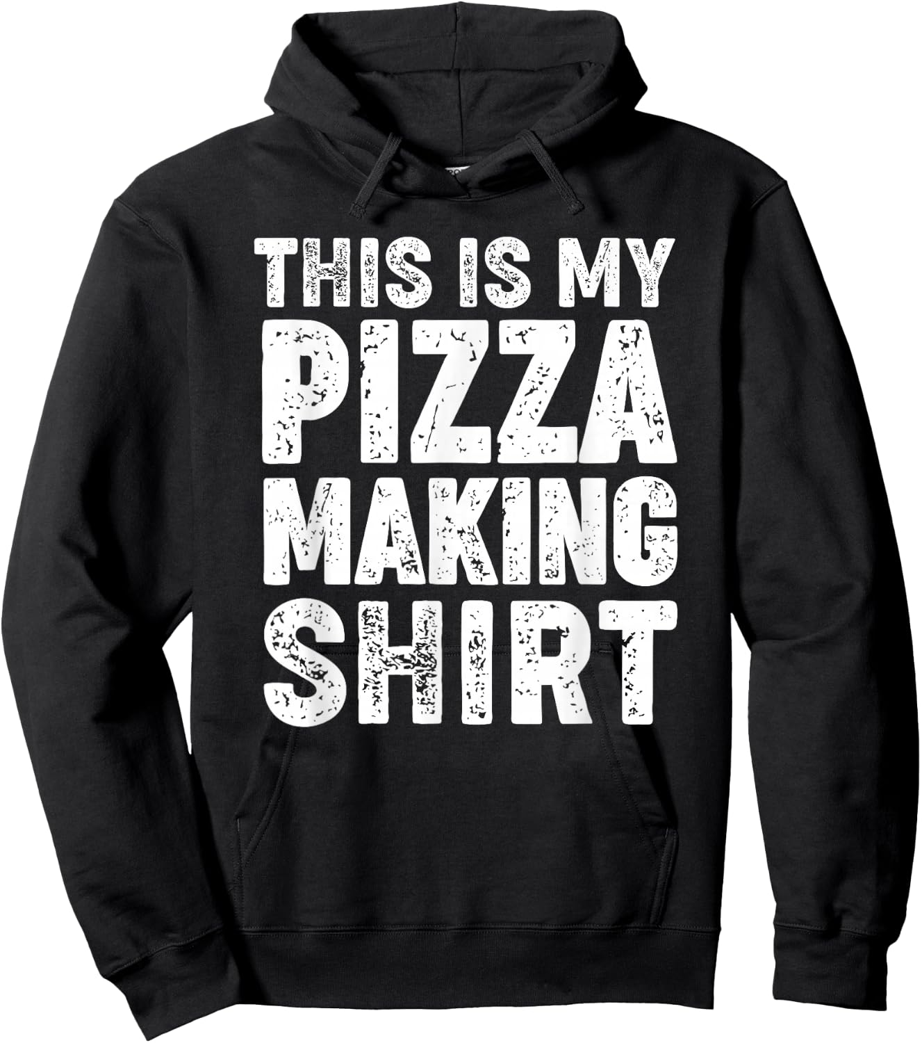 This is my pizza making shirt Hoodie - Hoodie | Black