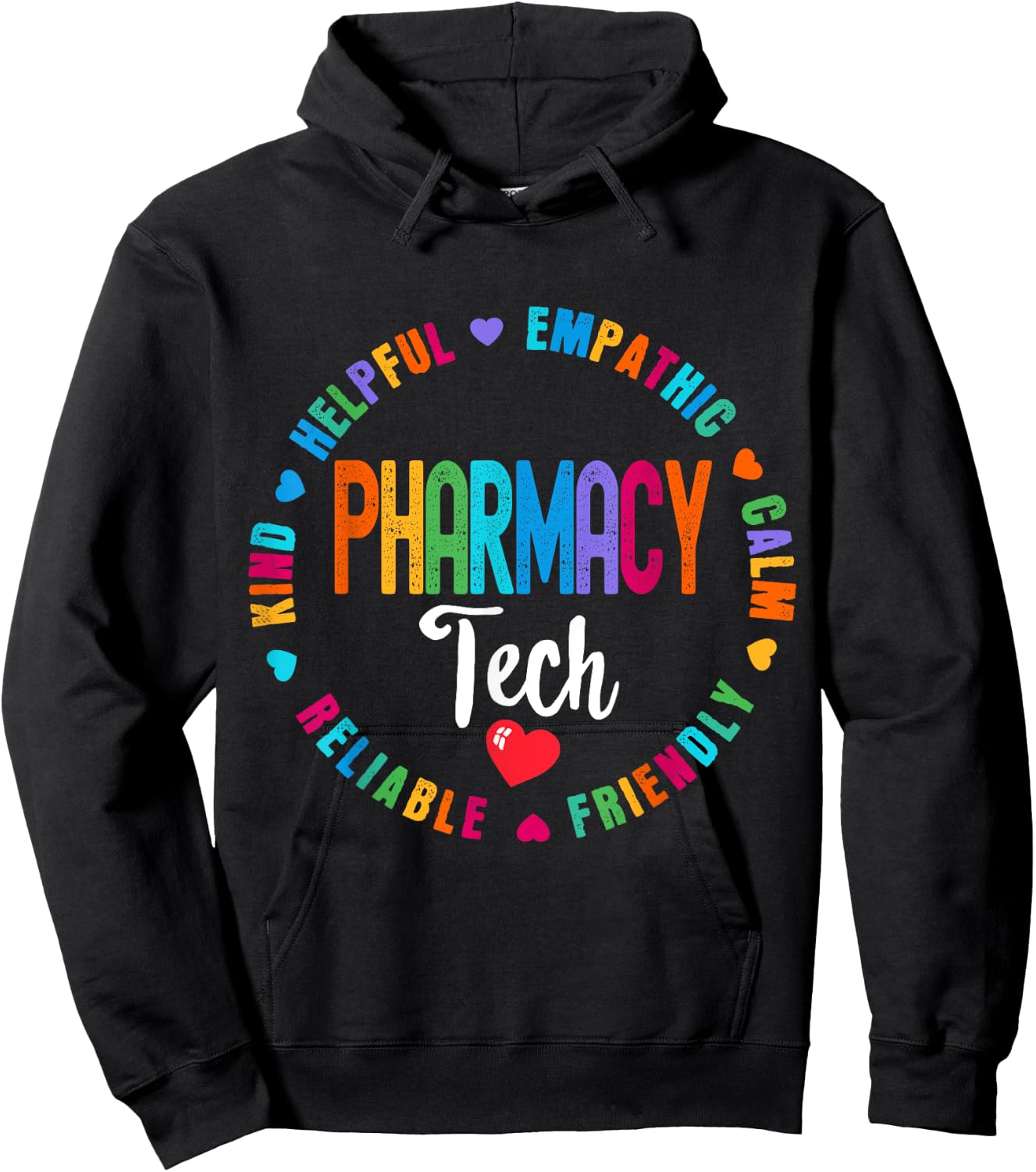 Pharmacy Tech Squad Life Pharmacist Tech Appreciation Week Hoodie - Hoodie | Black