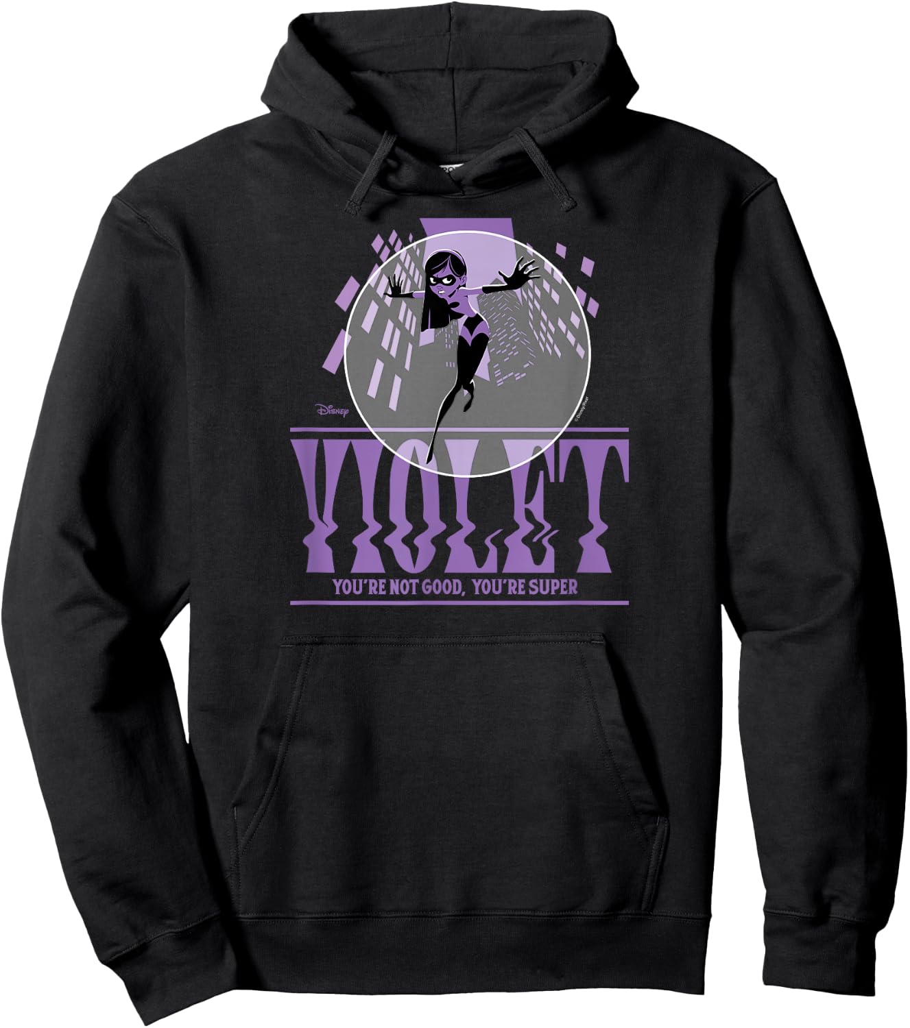 The Incredibles, The Incredibles 2 - Violet You're Super Hoodie - Hoodie | Black