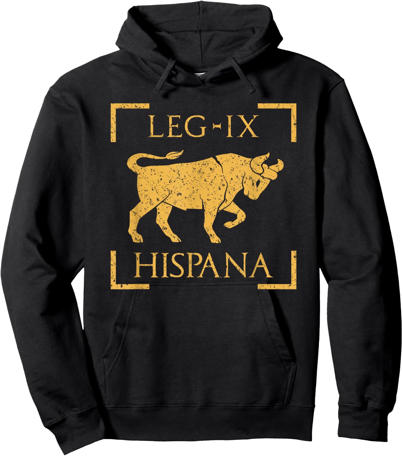 Legio IX Hispana Taurus Emblem Roman Legion Hoodie - Hoodie | Black
