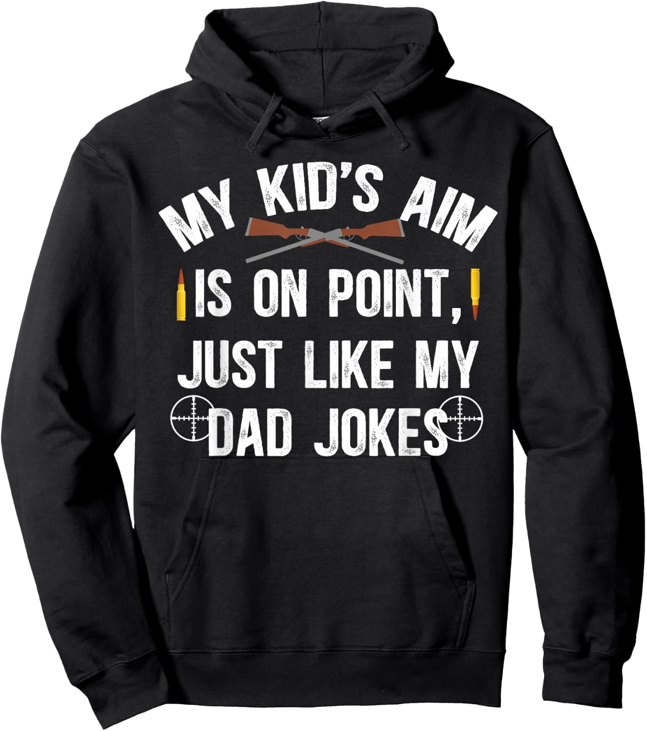 Shooting Sports Dad Funny Shooting Sports Father Hoodie - Hoodie | Black