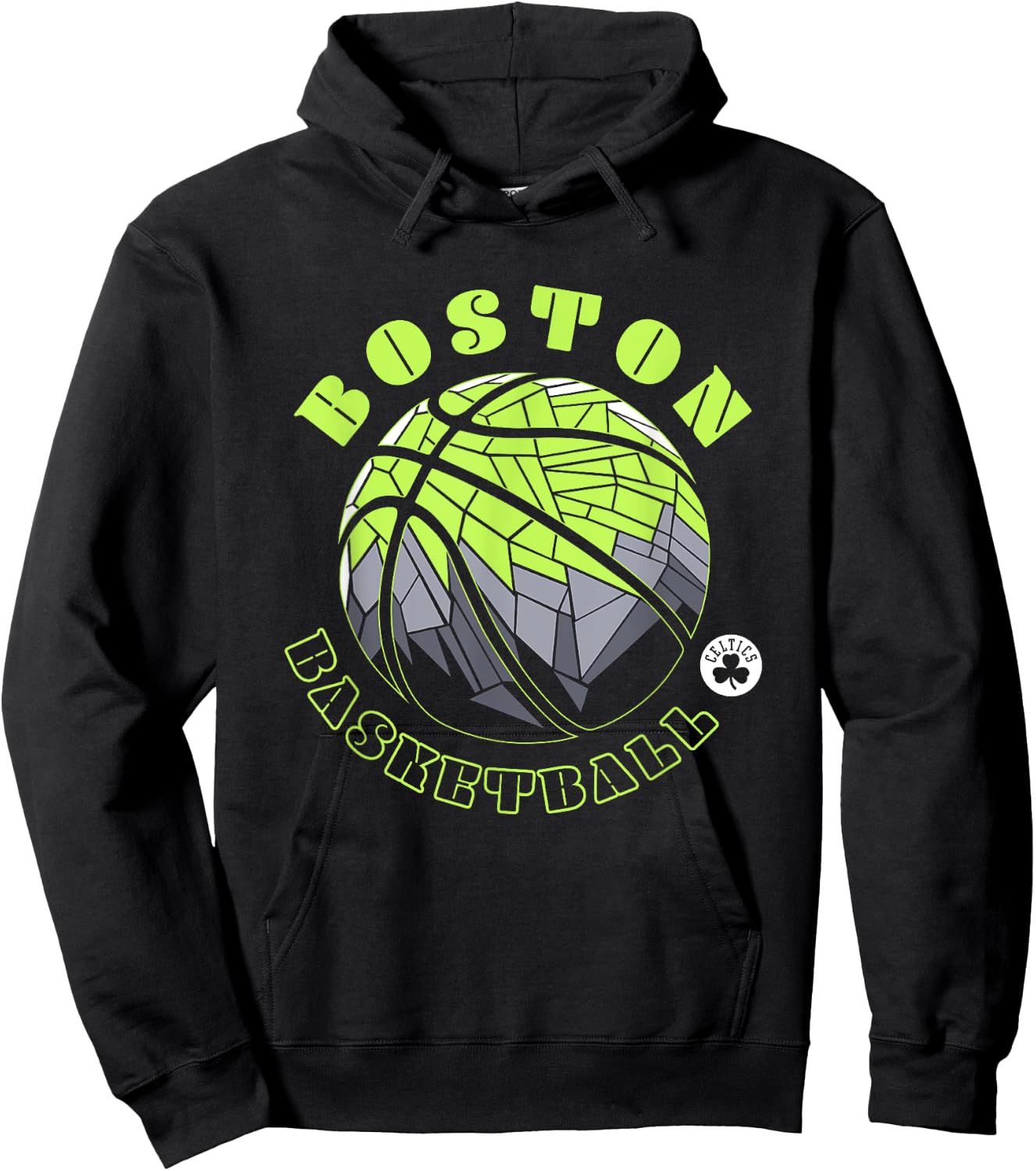 NBA Boston Celtics Neon Prism Basketball Hoodie - Hoodie | Black