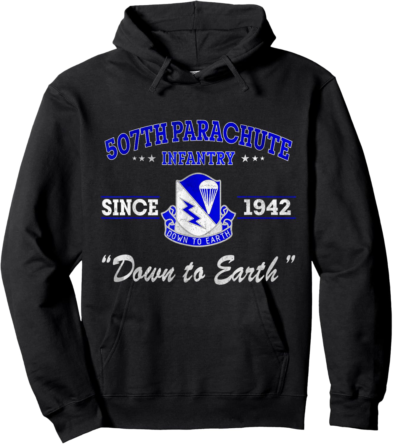 507th Parachute Infantry Regiment Veteran Father Day Hoodie - Hoodie | Black